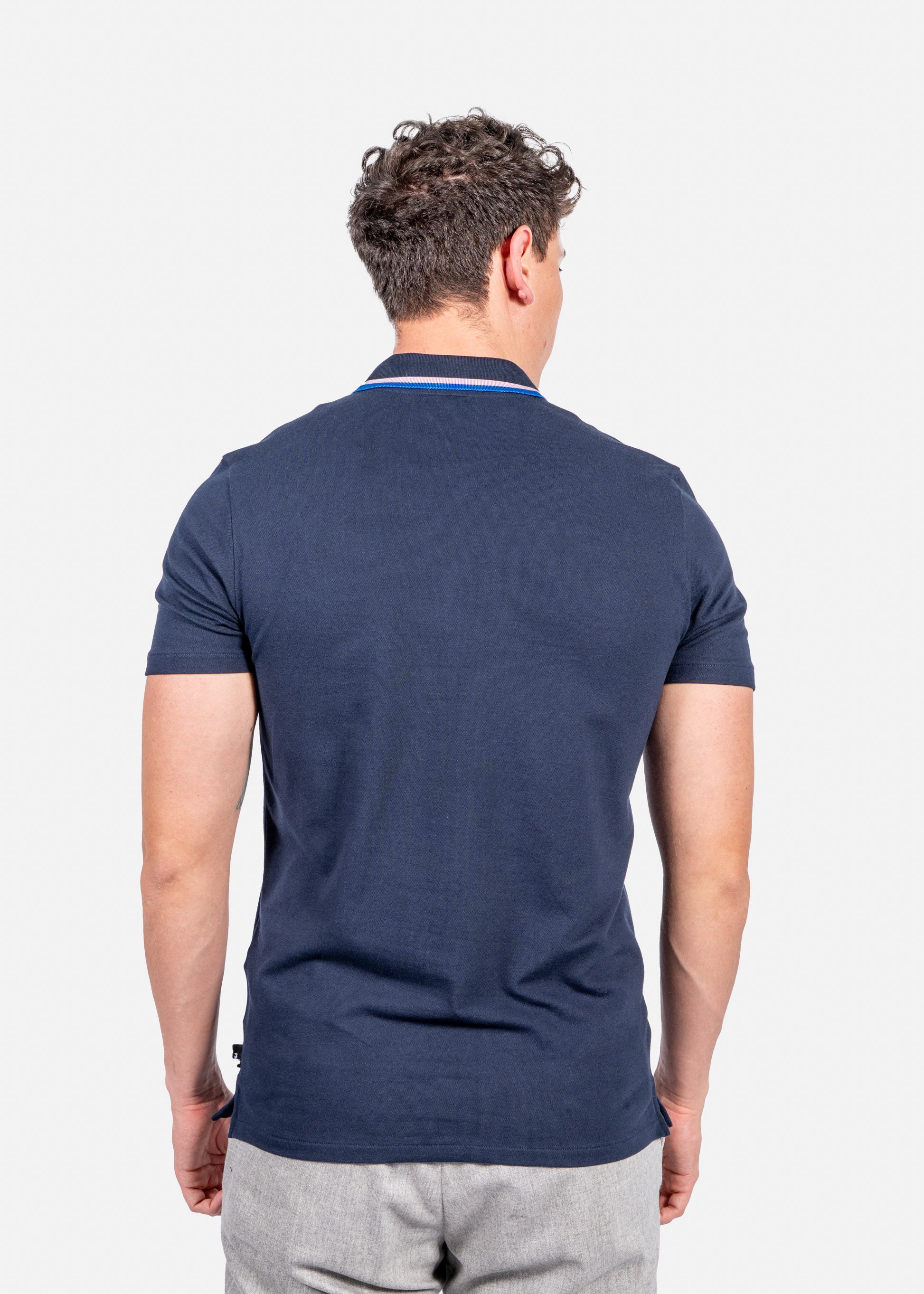 CAMISETA POLO PAUL SMITH AZUL ALGODON (M2R-322Y-P21511-49A)