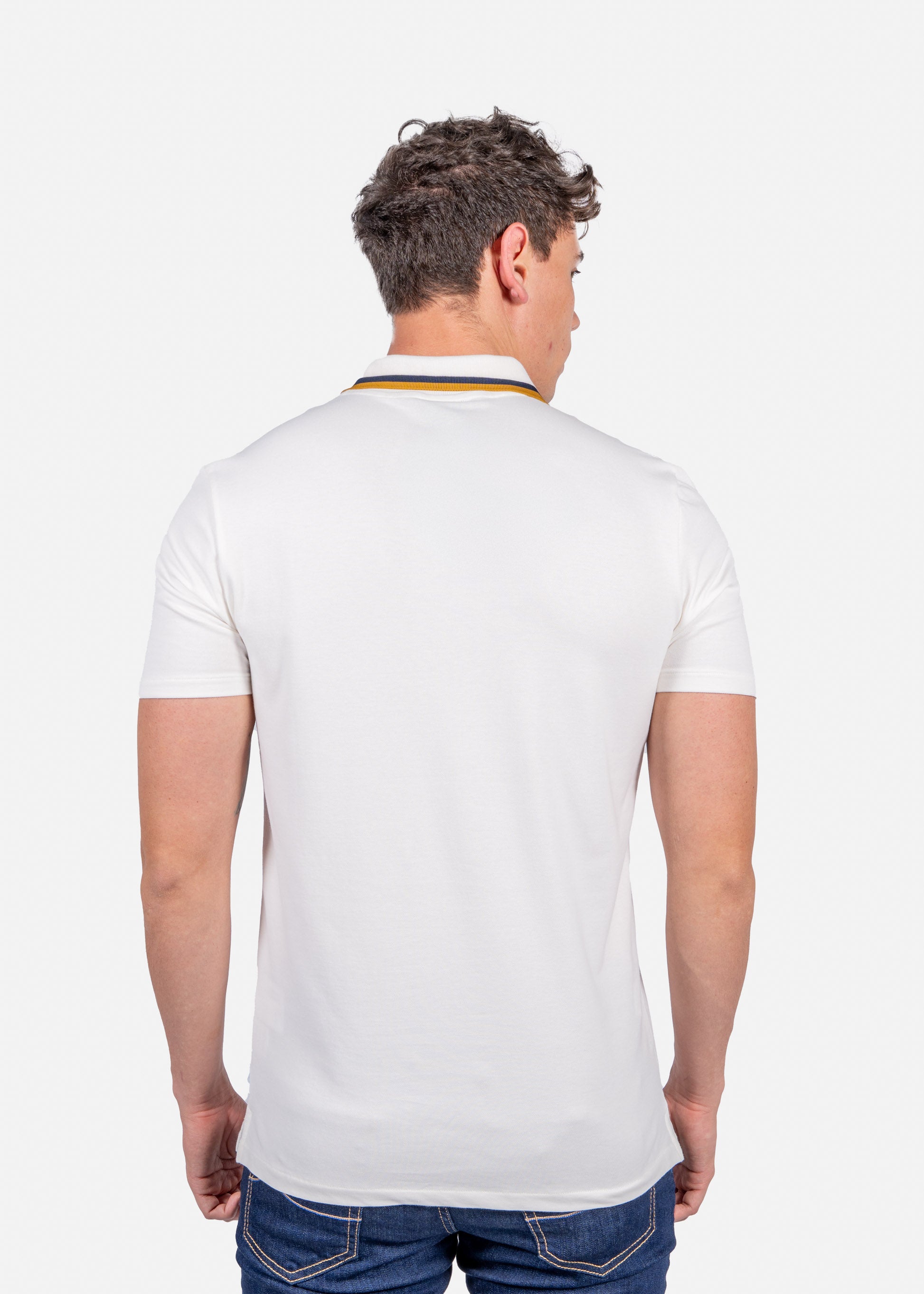 CAMISETA POLO PAUL SMITH BLANCO ALG + ELAS (M2R-322Y-P21511-02A)