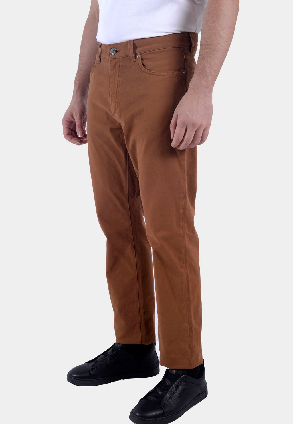 PANTALON E. ZEGNA CAFE ALGODON (UBI17A5TR00153)