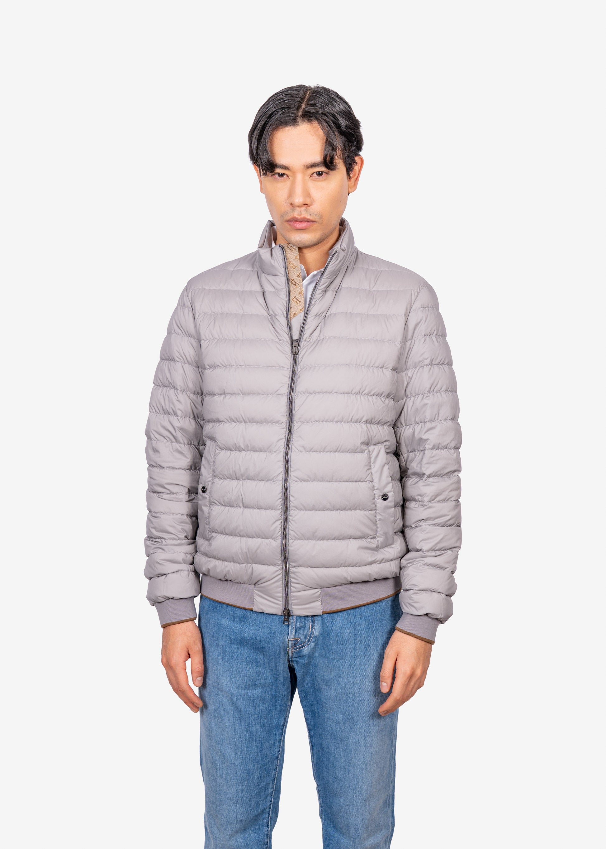 CHAQUETA HERNO CABALLERO GRIS POLIAMIDA (PI000975U192889410)