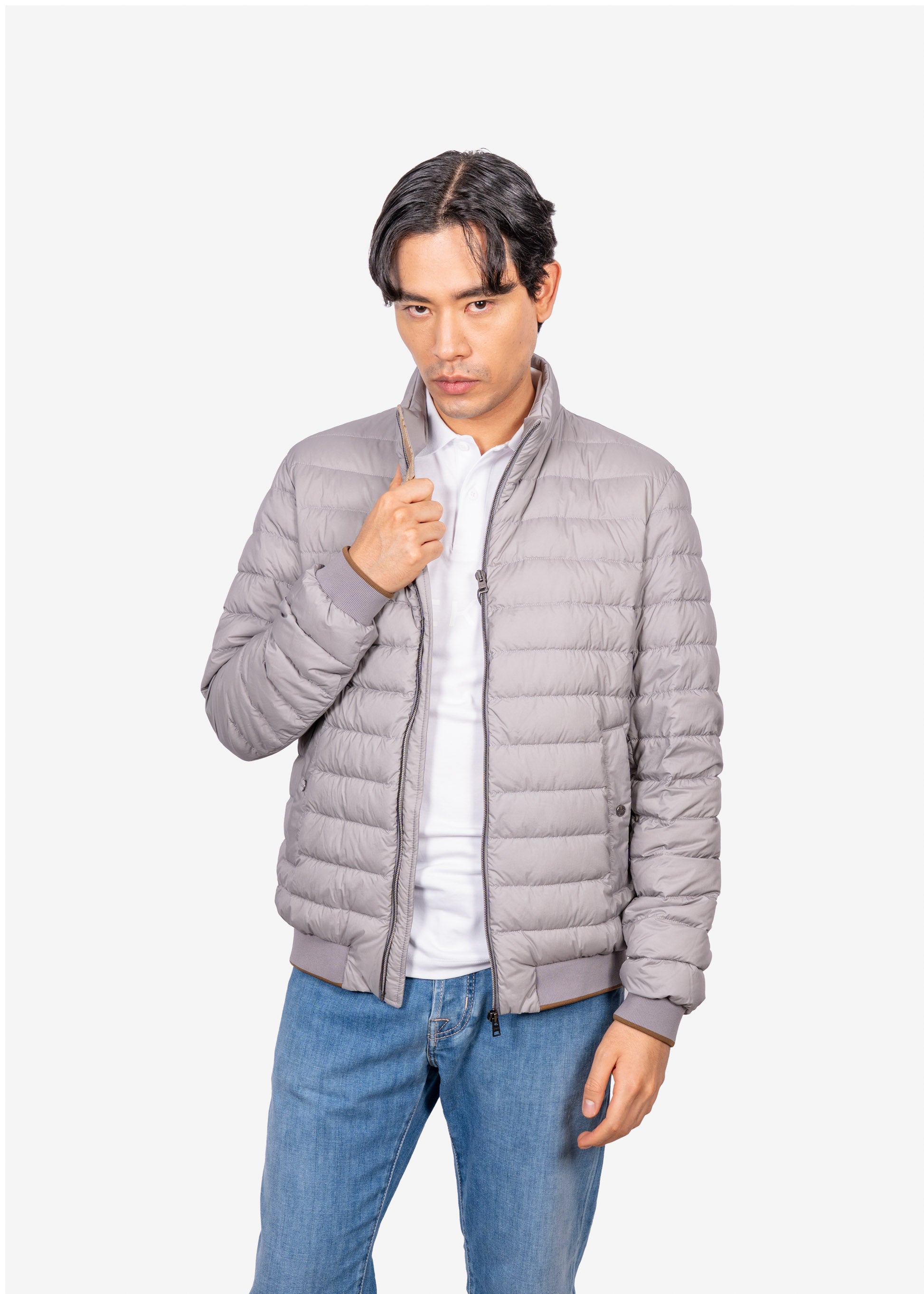 CHAQUETA HERNO CABALLERO GRIS POLIAMIDA (PI000975U192889410)