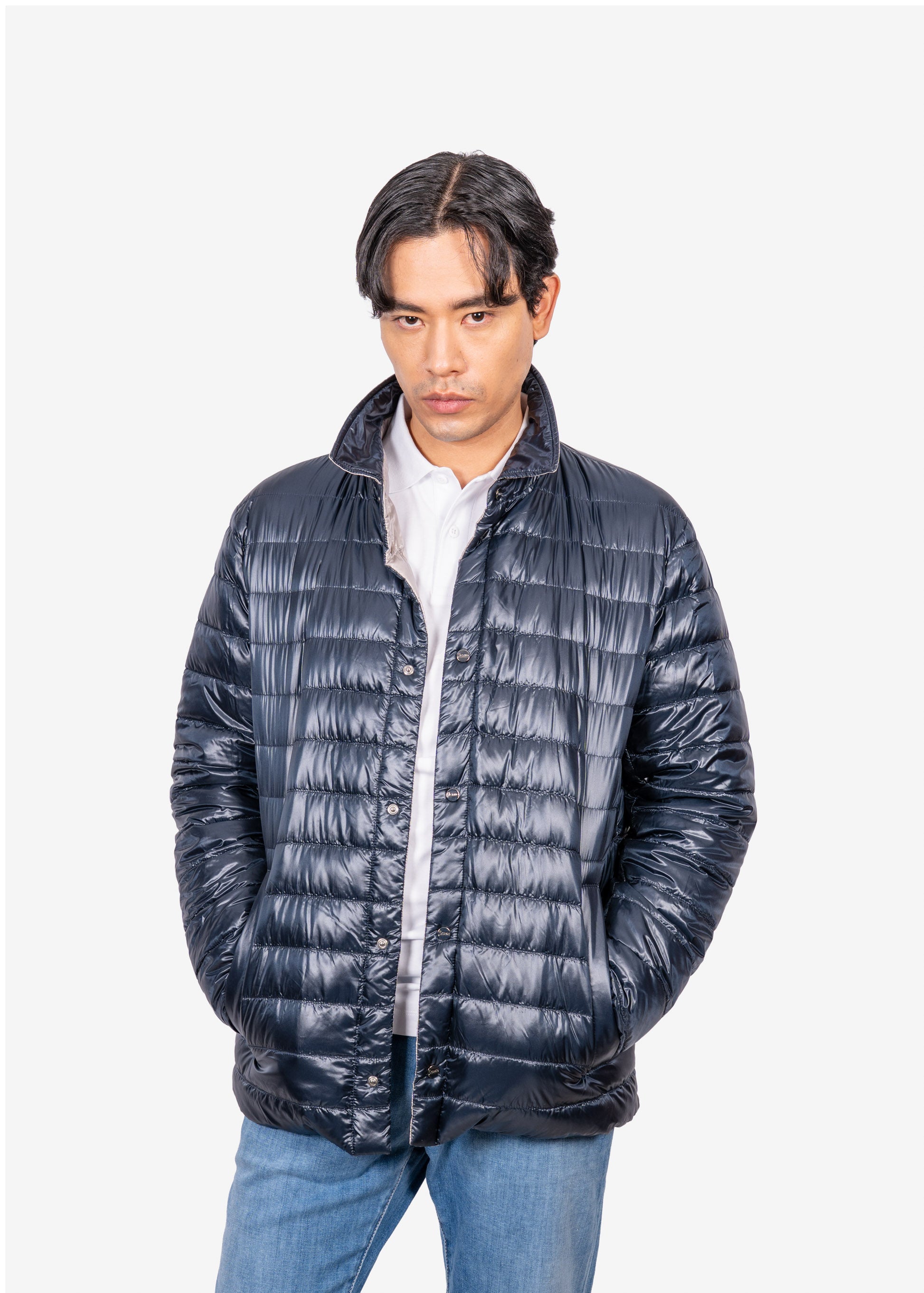 CHAQUETA HERNO CABALLERO AZUL POLIAMIDA (PI001004U120179200)