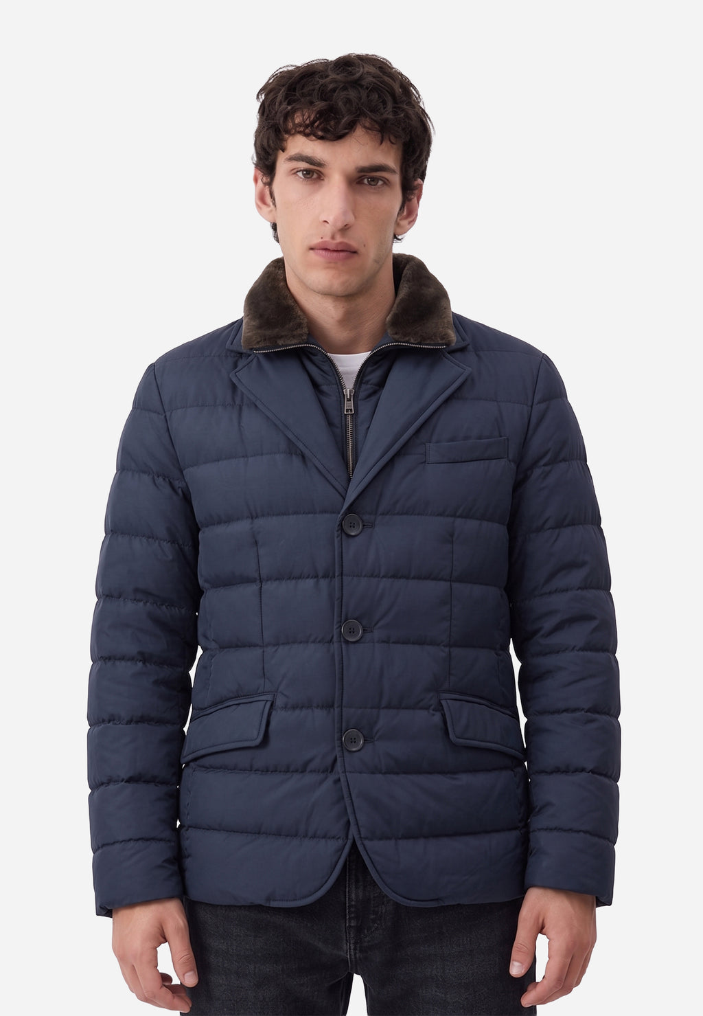 Chaqueta Azul Marino H.