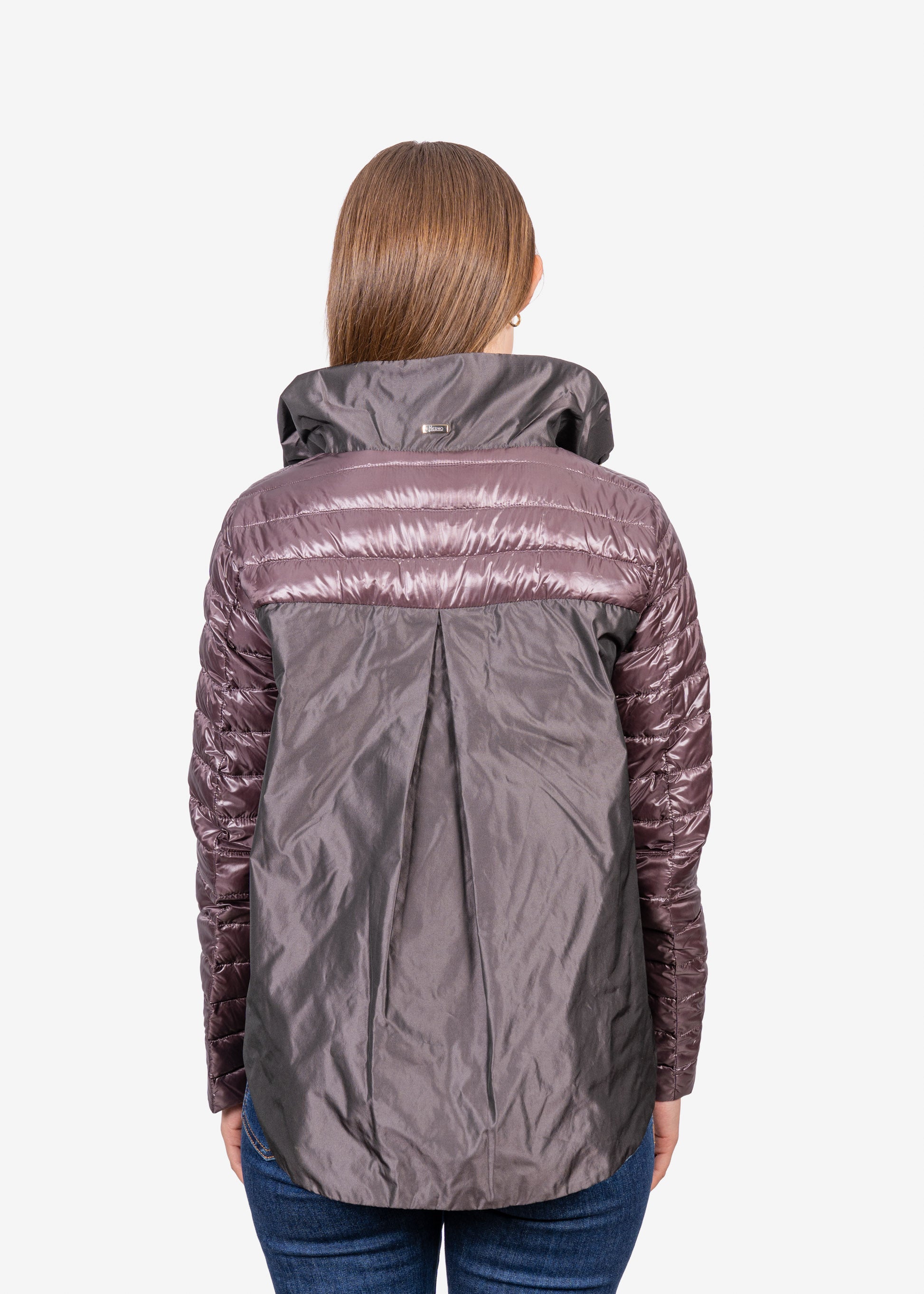 Chaqueta Acolchada Dama Color Uva – Le Collezioni