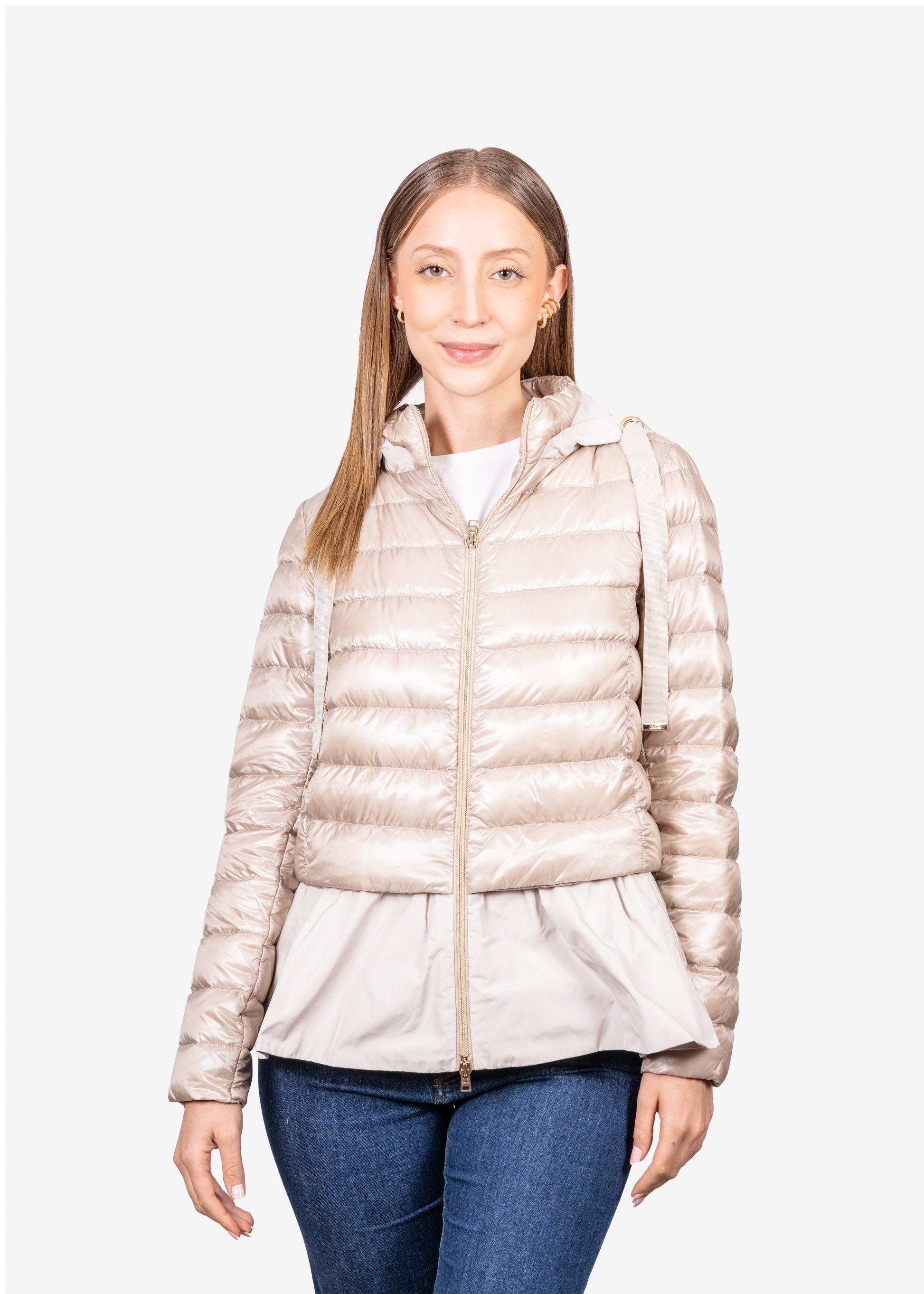 CHAQUETA HERNO DAMA BEIGE POLIAMIDA (PI001648D120171985)