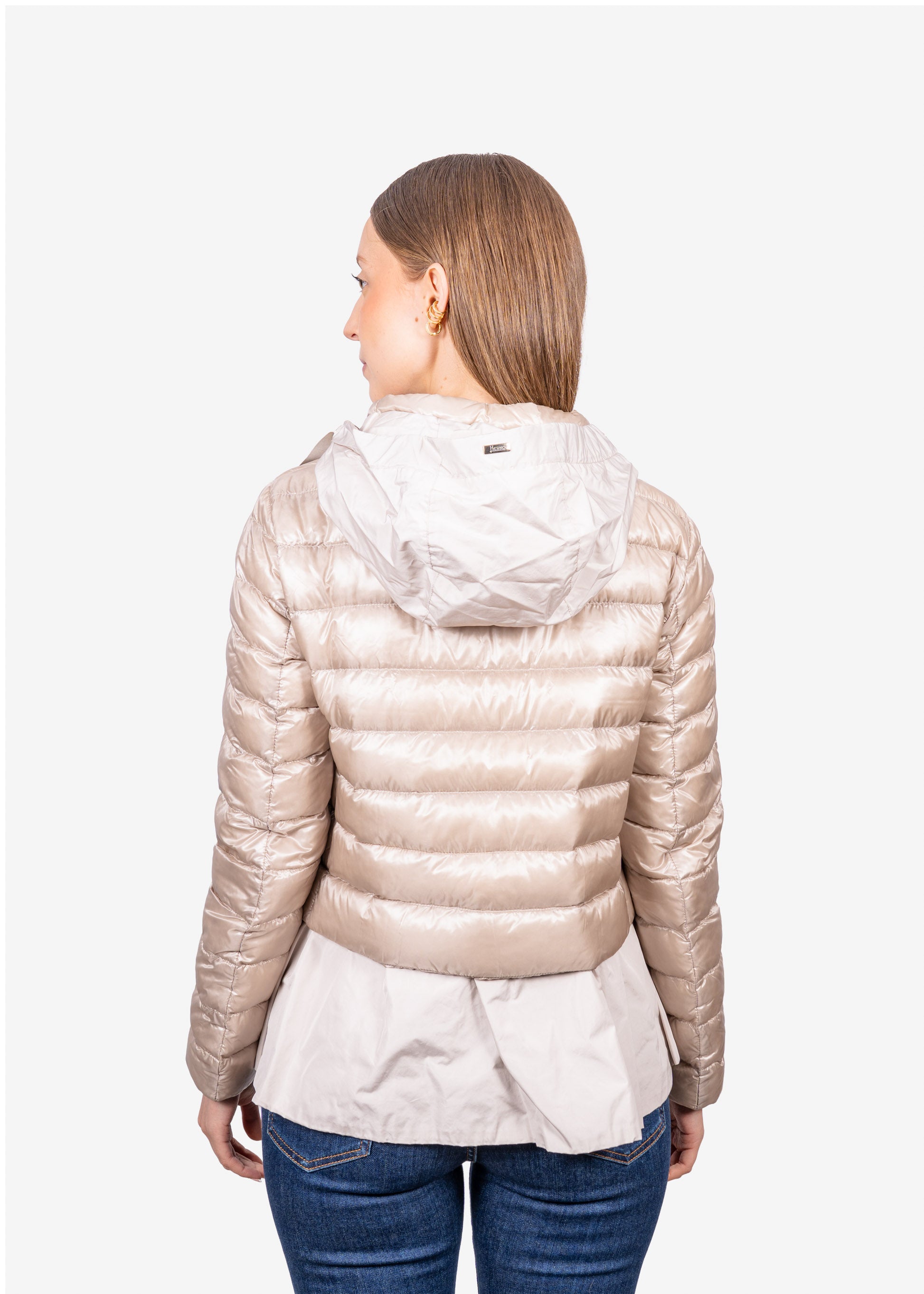 Chaqueta Acolchada Dama Champagne – Le Collezioni