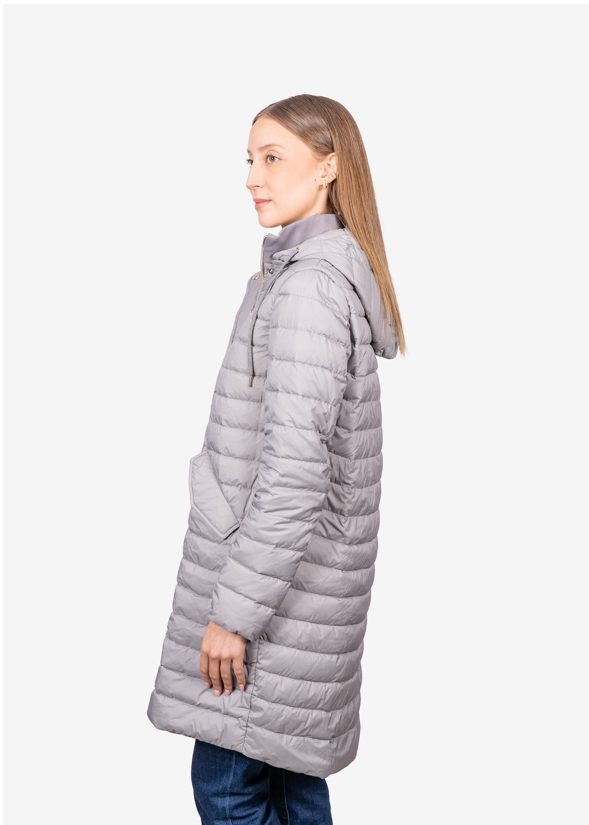 CHAQUETA HERNO DAMA GRIS POLIAMIDA (PI001683D192889410)