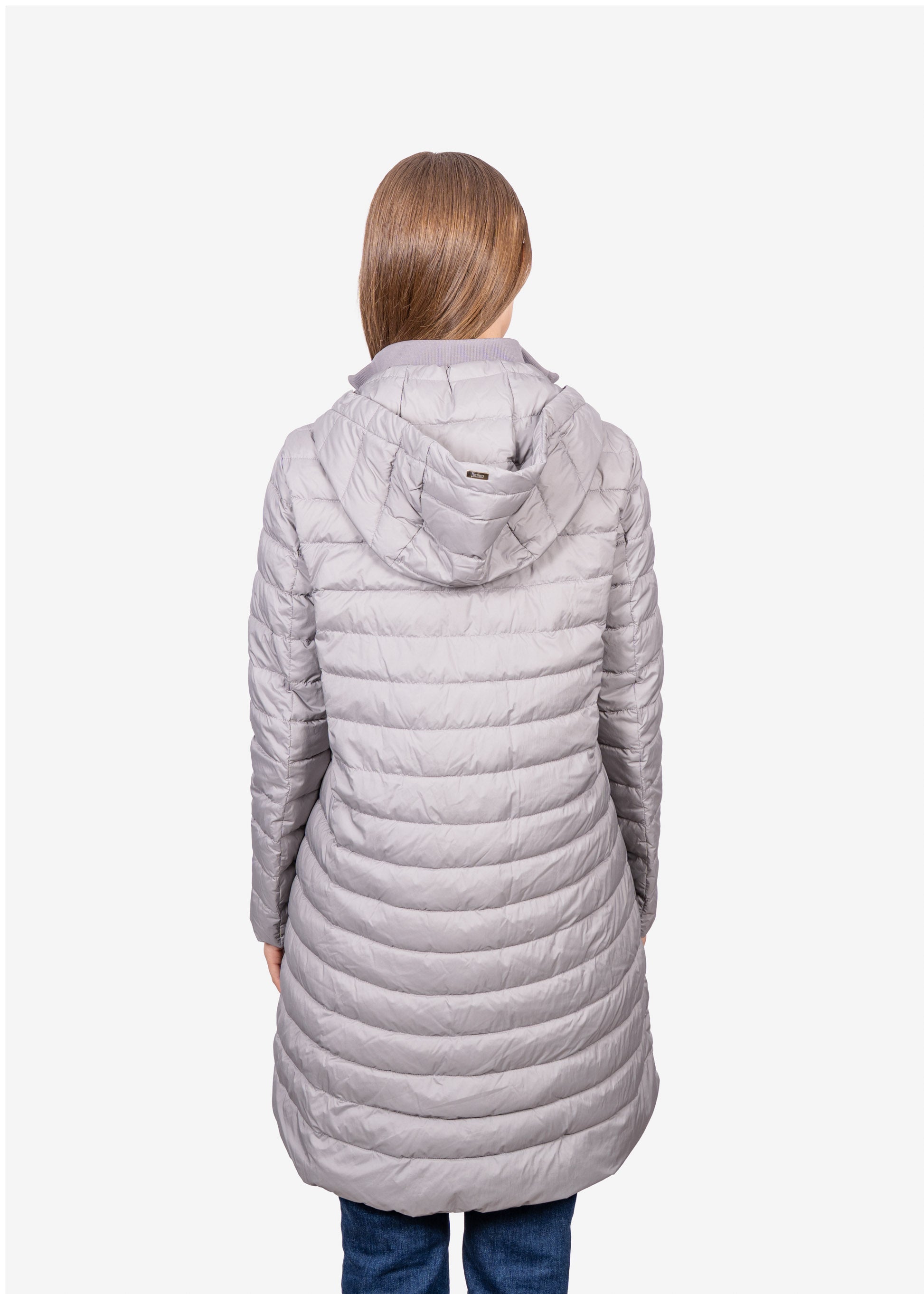 Chaqueta Acolchada Dama Gris – Le Collezioni
