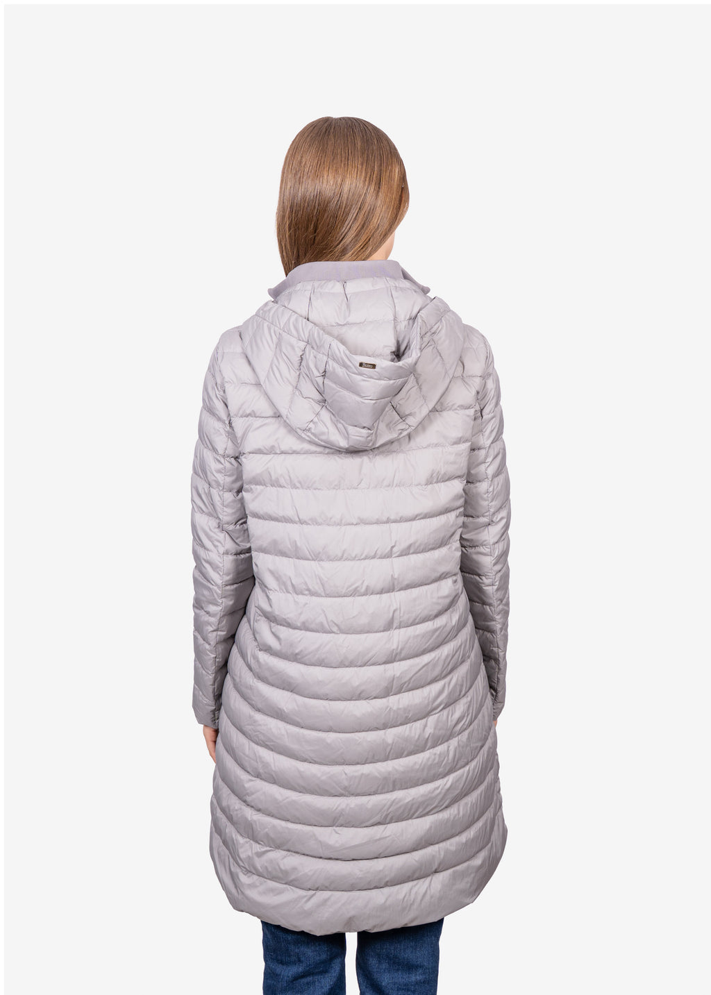 Chaqueta Acolchada Dama Gris