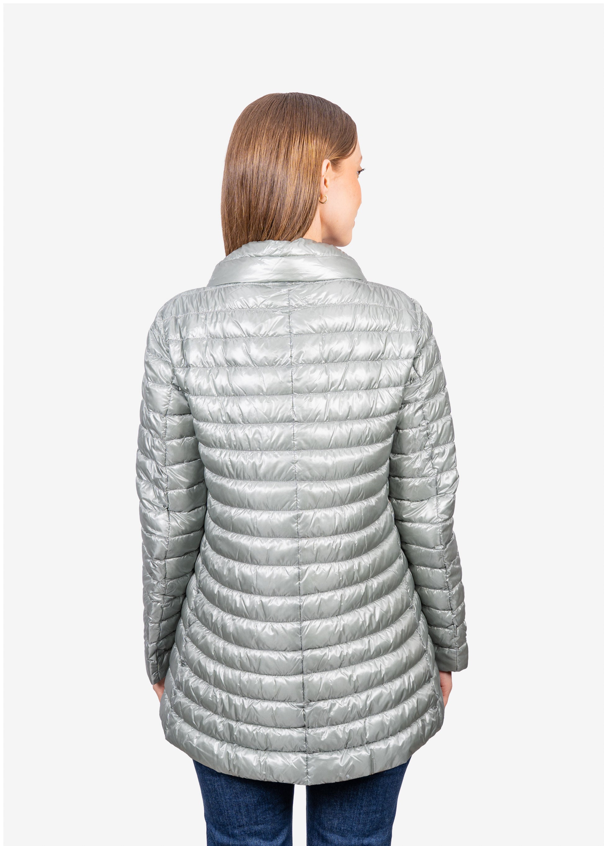 CHAQUETA HERNO DAMA VERDE POLIAMIDA (PI001687D120179434)