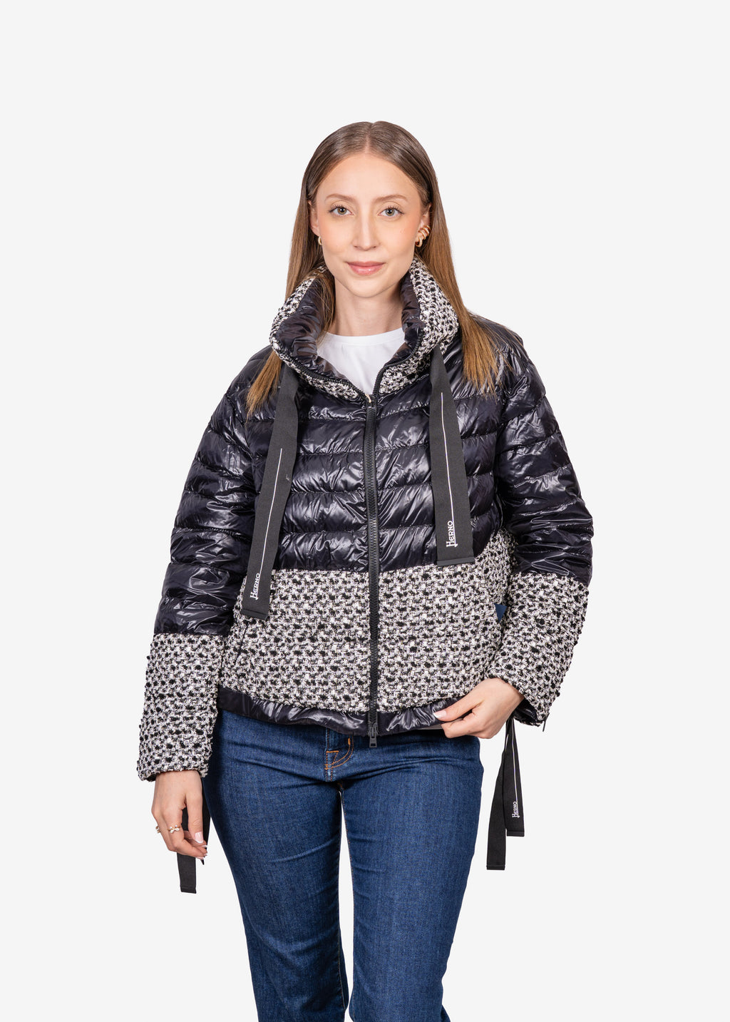 Chaqueta Acolchada Dama Negro