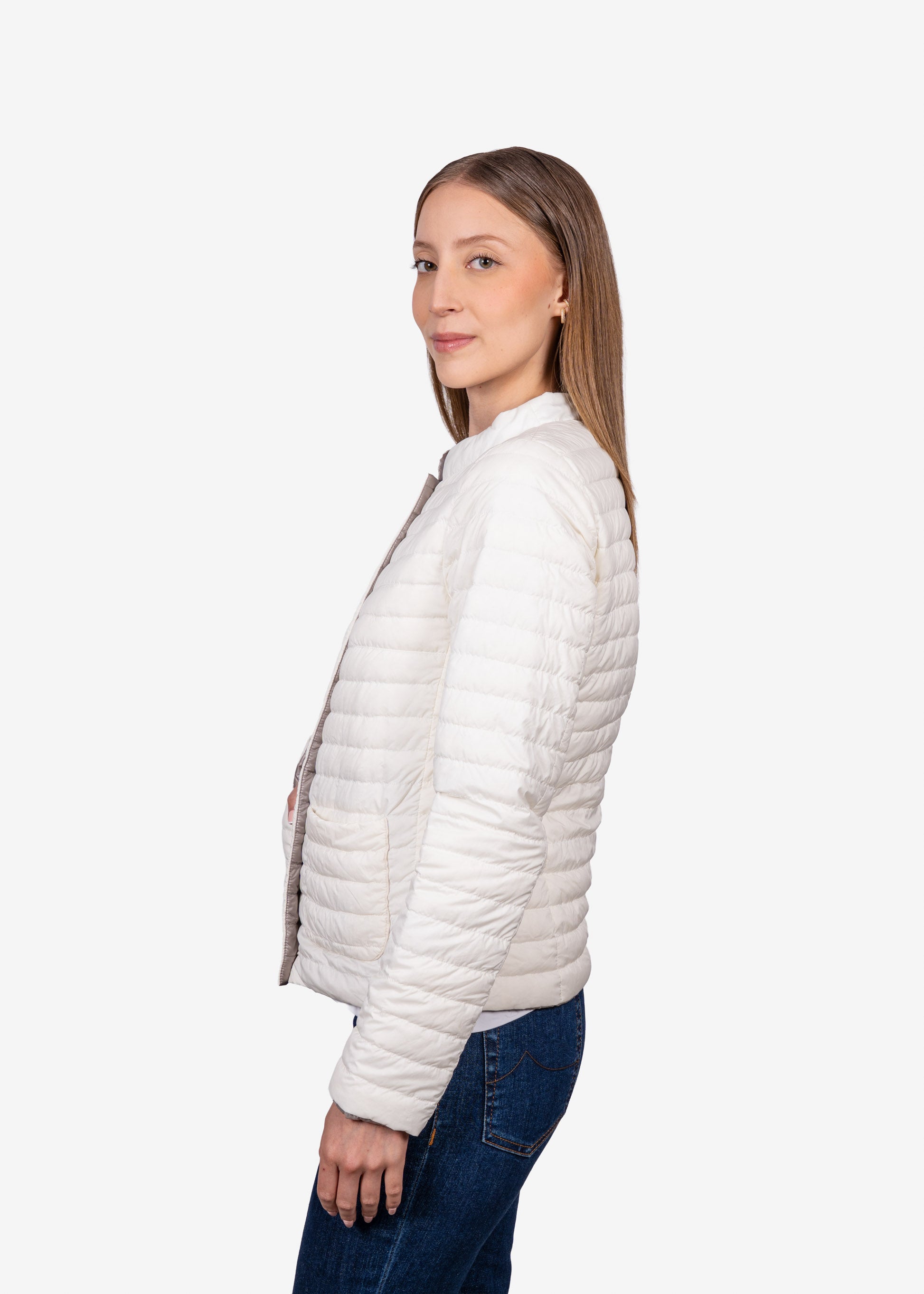 CHAQUETA HERNO DAMA BEIGE POLIAMIDA (PI0631D192881094)