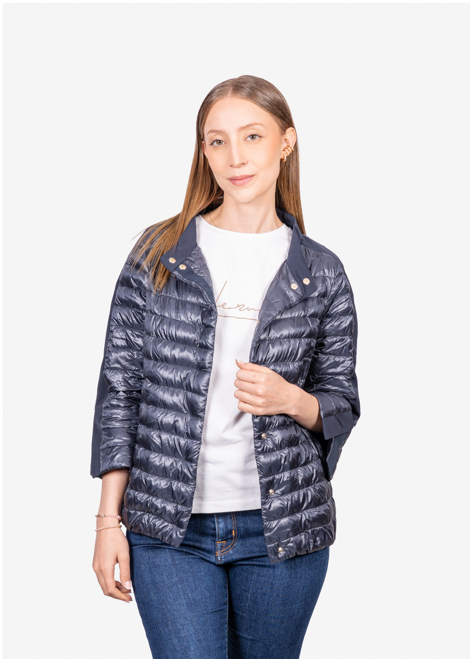 CHAQUETA HERNO DAMA AZUL POLIAMIDA (PI1234D120179202)