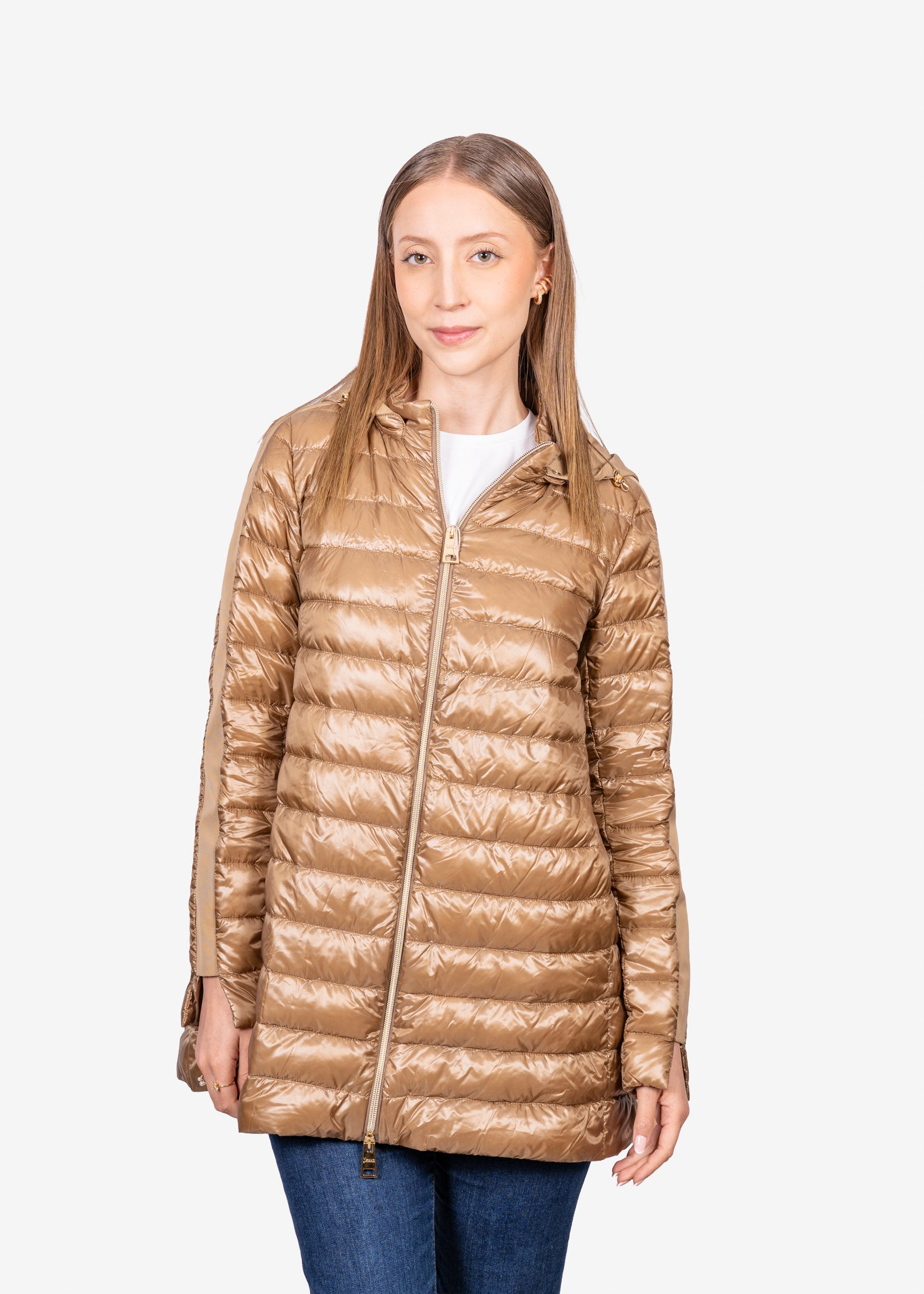 CHAQUETA HERNO DAMA CAFE POLIAMIDA (PI1089D120172155)