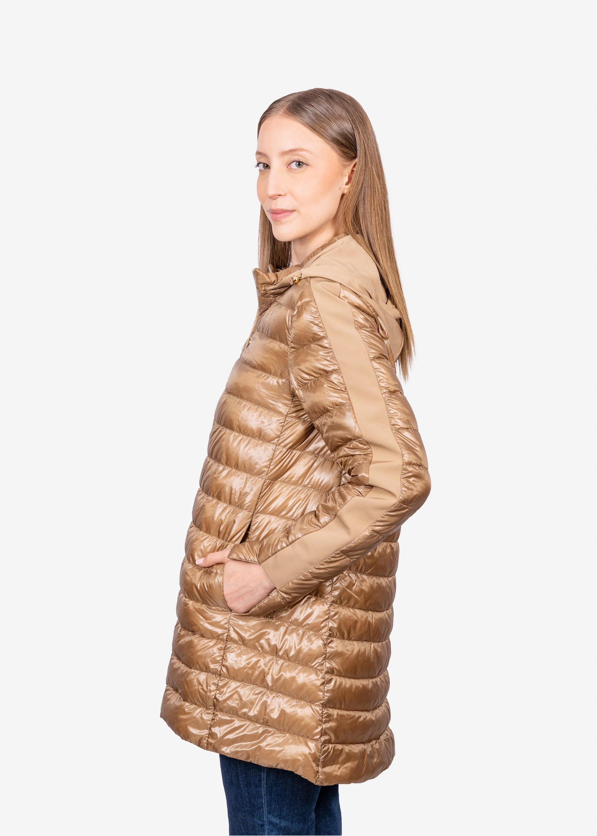 CHAQUETA HERNO DAMA CAFE POLIAMIDA (PI1089D120172155)