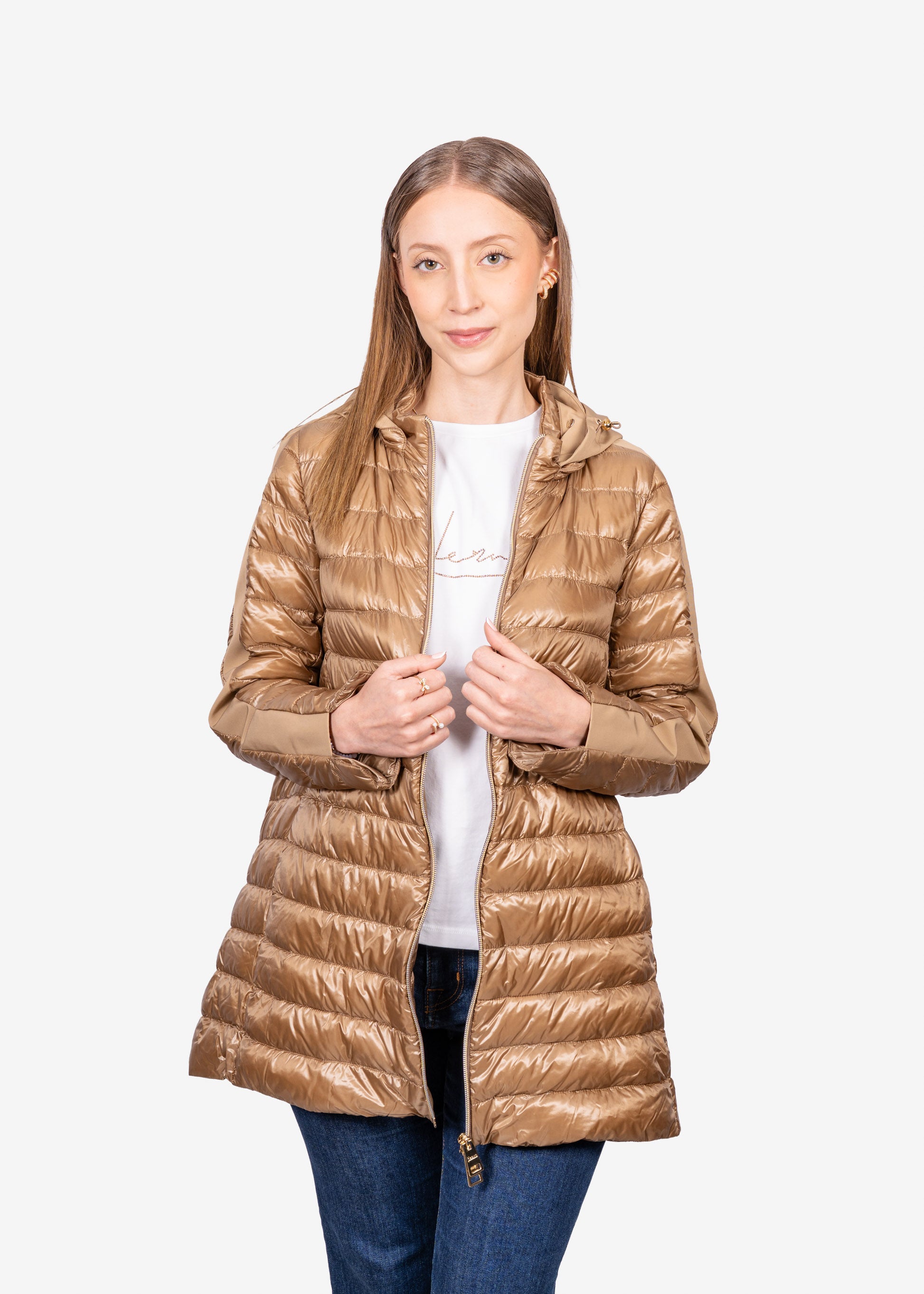 CHAQUETA HERNO DAMA CAFE POLIAMIDA (PI1089D120172155)