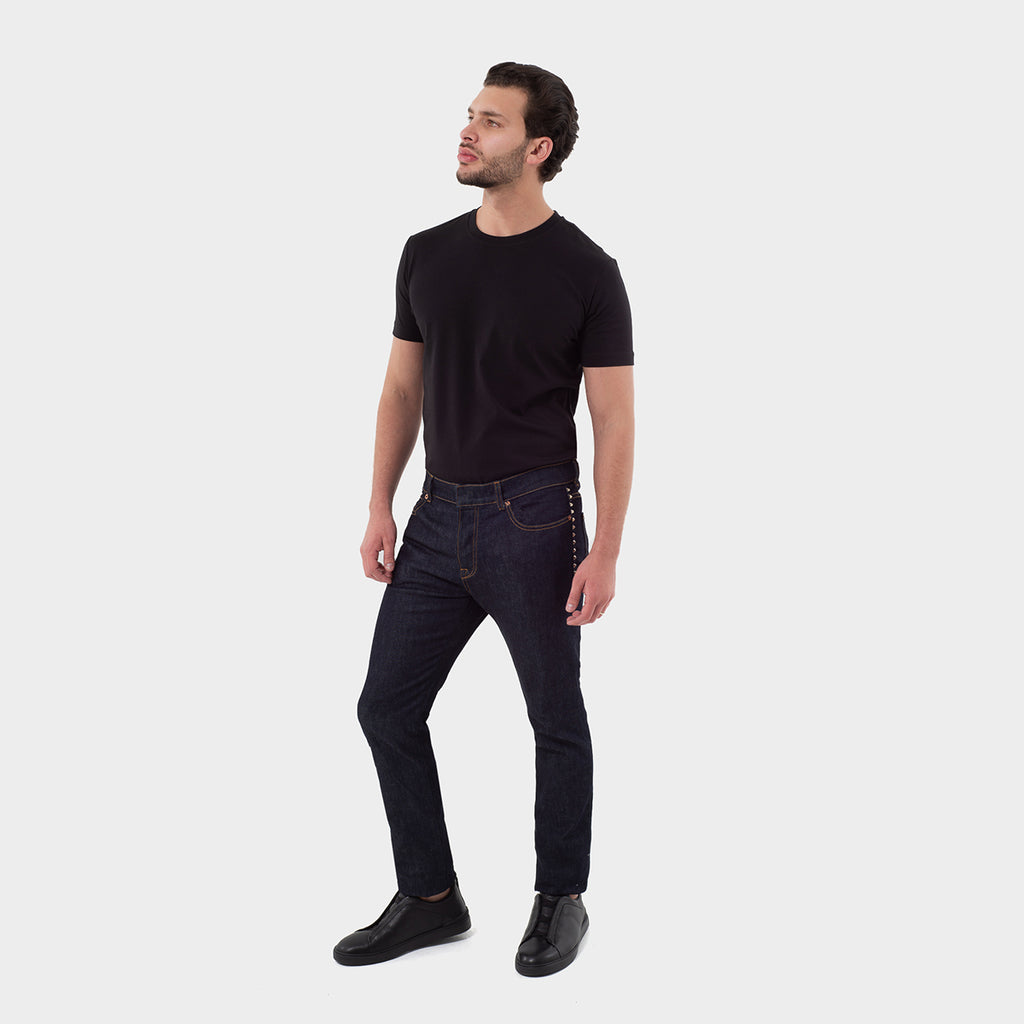 Jean Azul Profundo Hombre V.