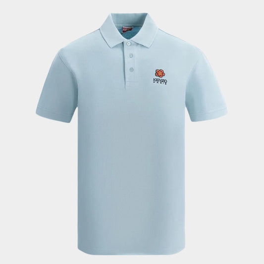 CAMISETA POLO KENZO CABALLERO AZUL ALGODON (FC65PO0024PU-64)