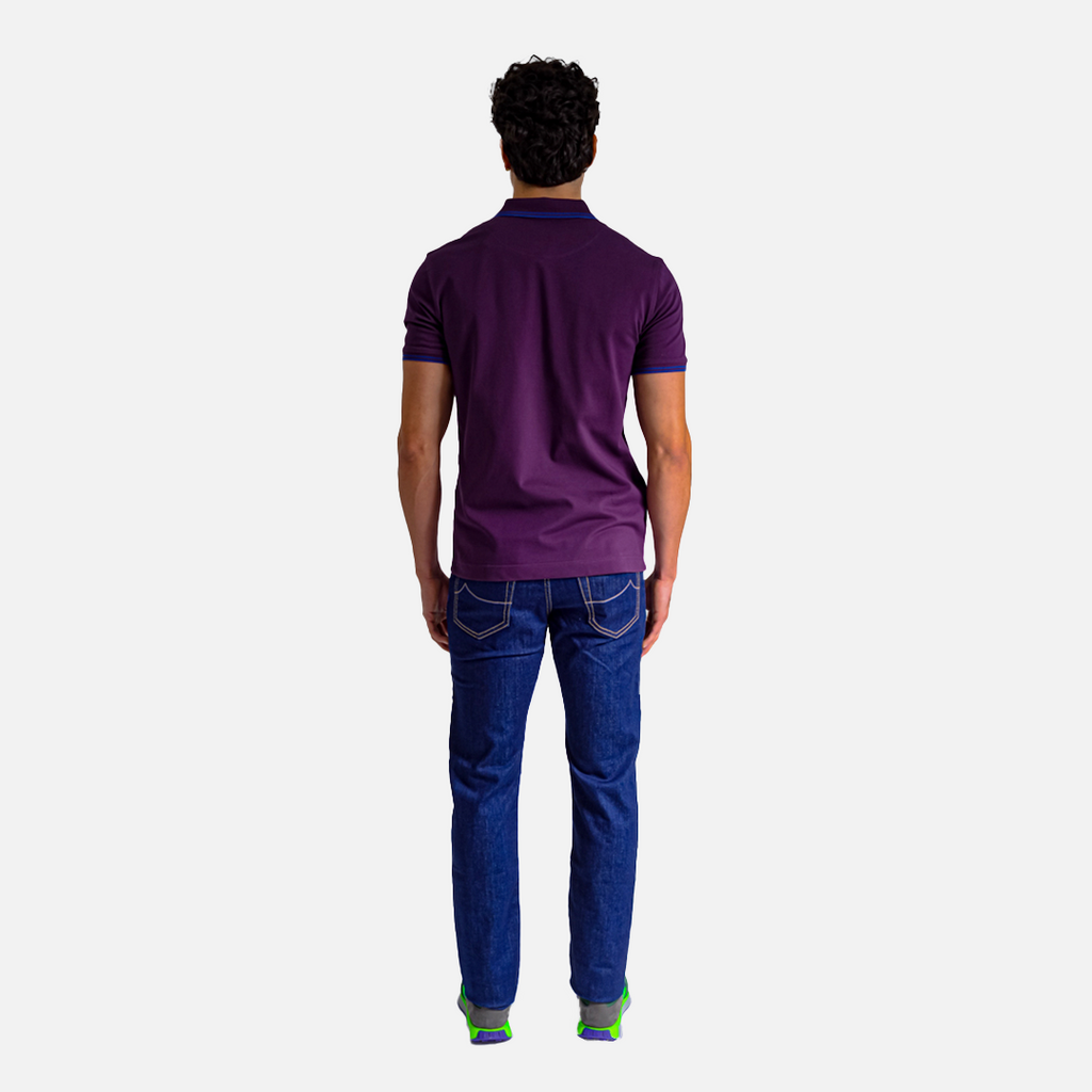 CAMISETA POLO HARMONT & BLAINE MORADO ALGODON (LNM010021148-588)