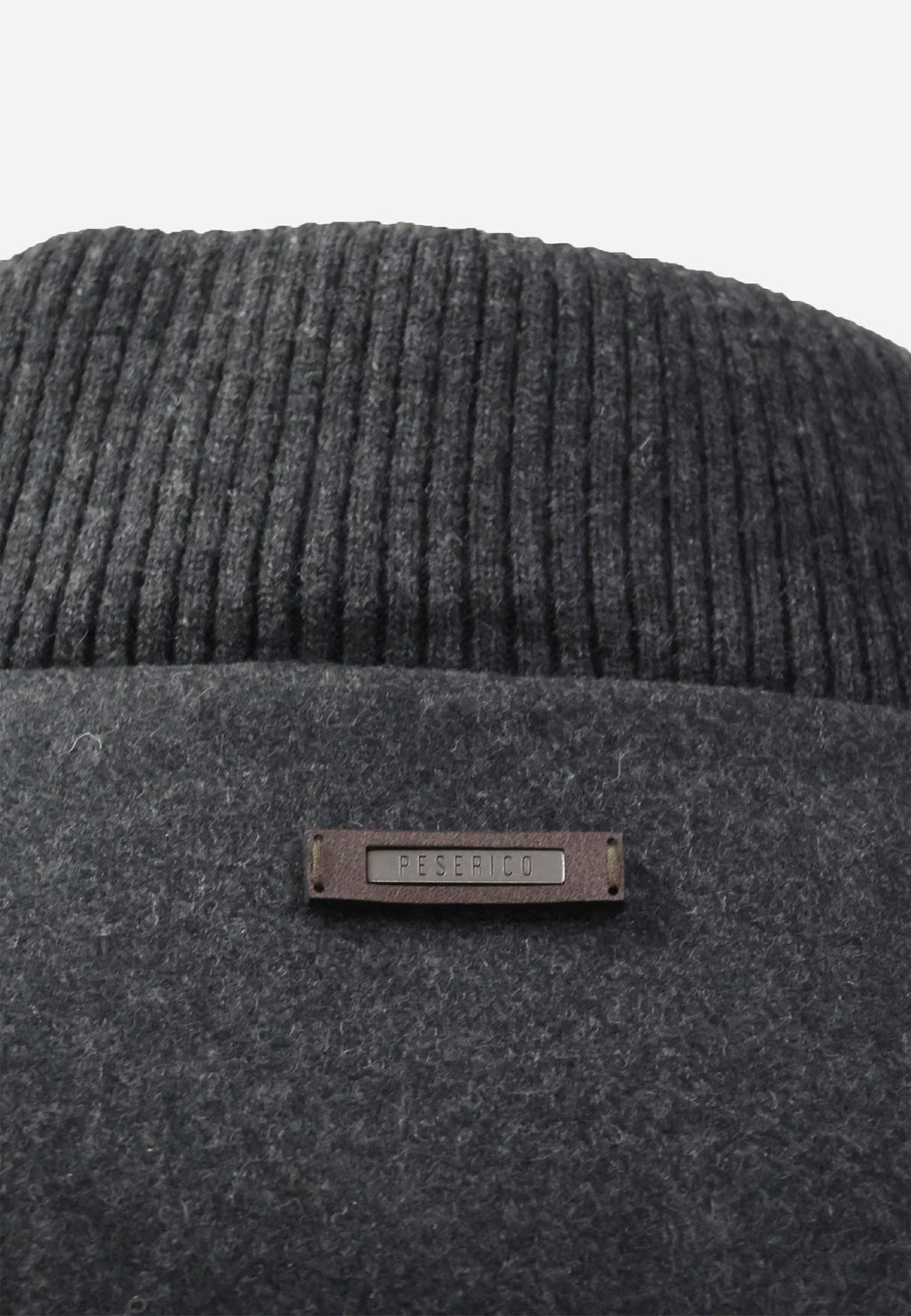 Chaqueta Gris Carbón Estilo Bomber P.