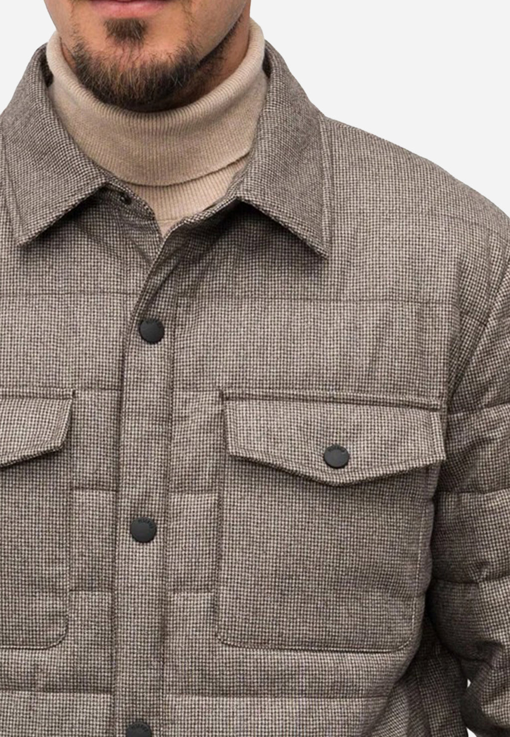 Chaqueta Cazadora Acolchada Café P.