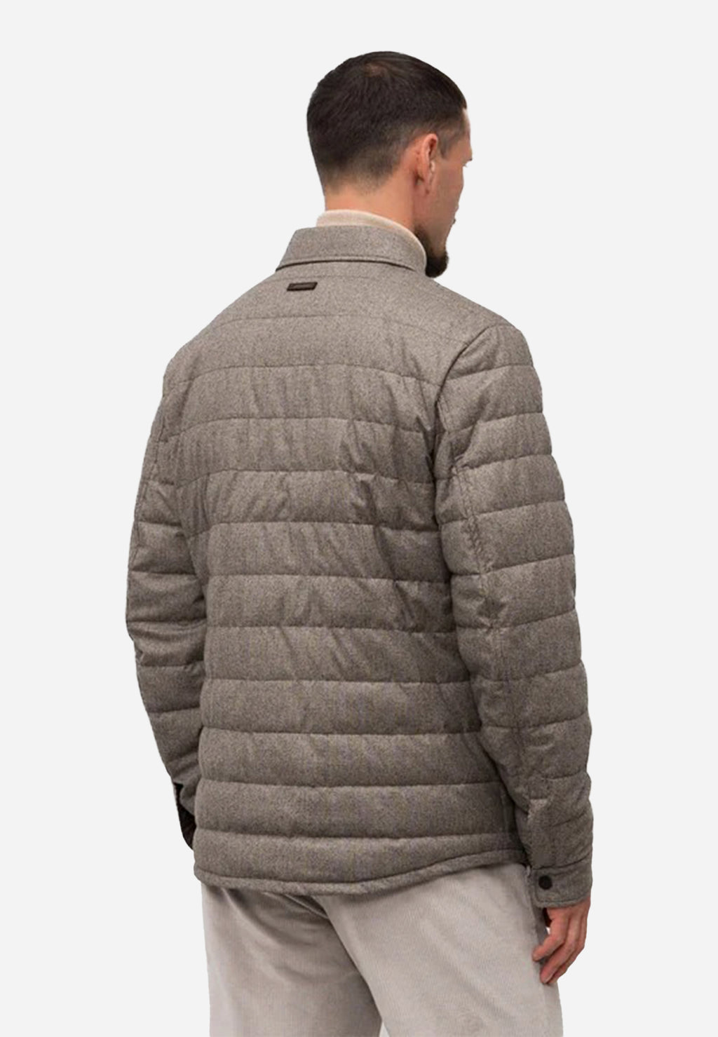 Chaqueta Cazadora Acolchada Café P.
