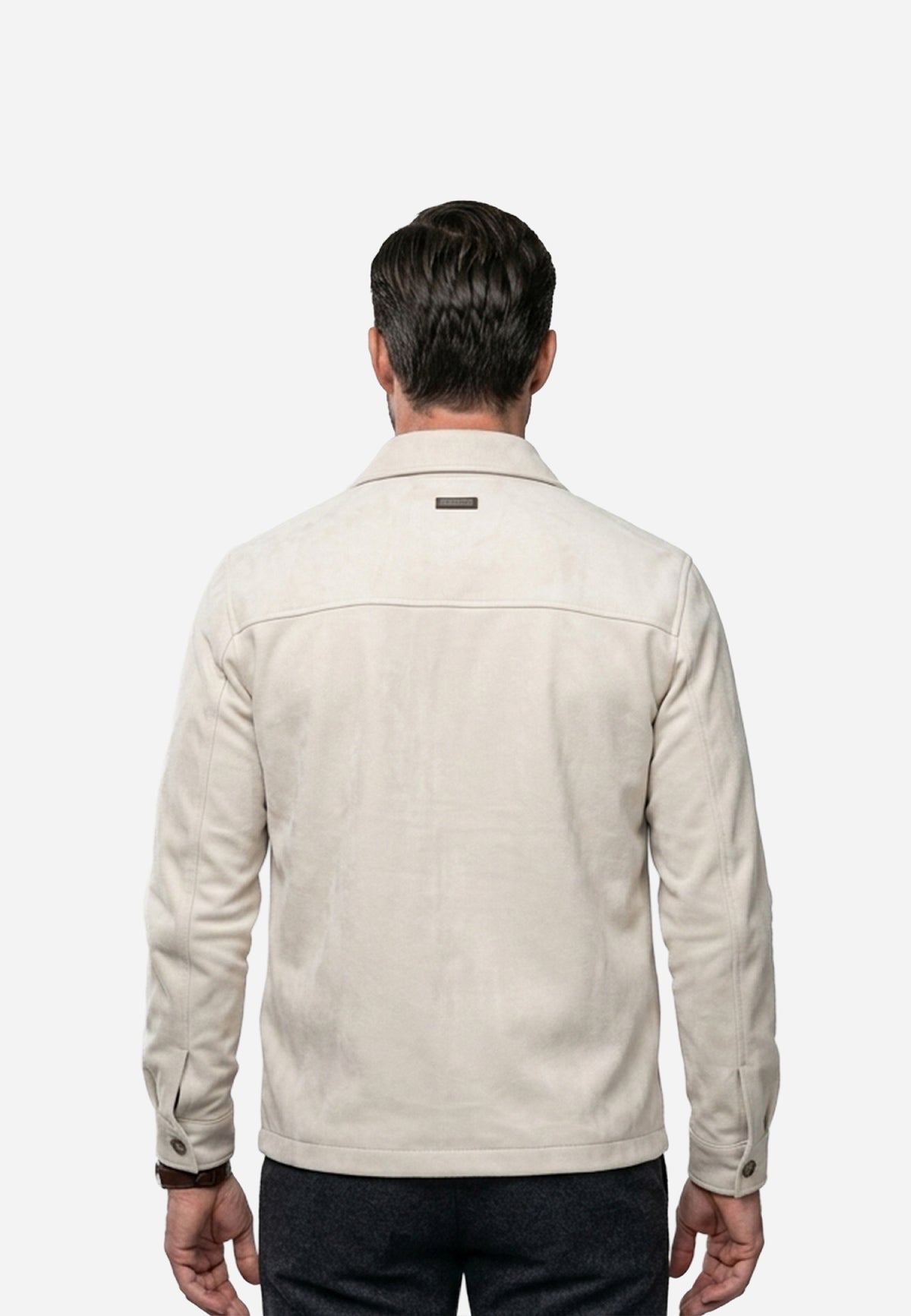 Chaqueta Sobrecamisa Lana Beige P.