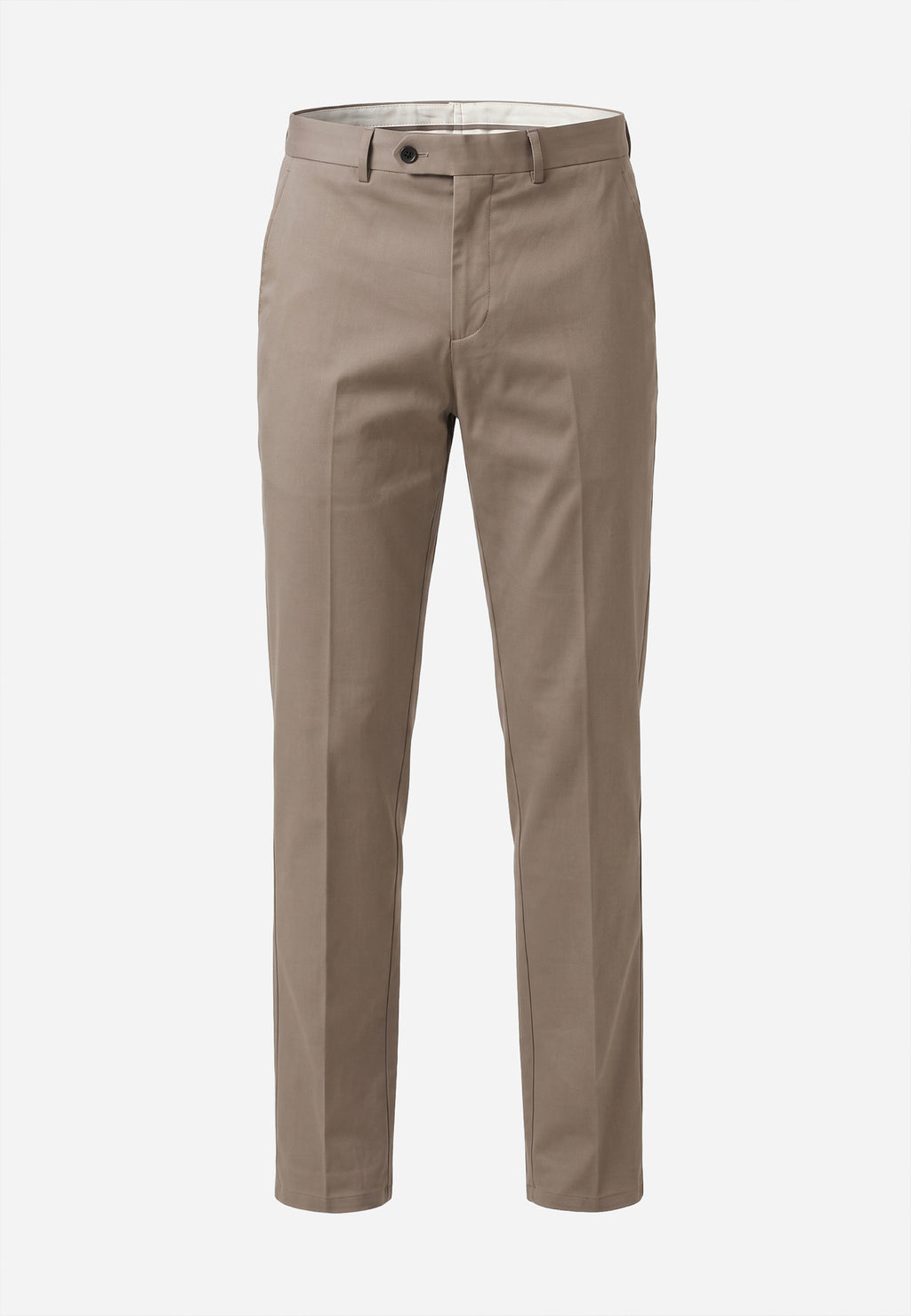 Pantalón Beige de Corte Sartorial P.