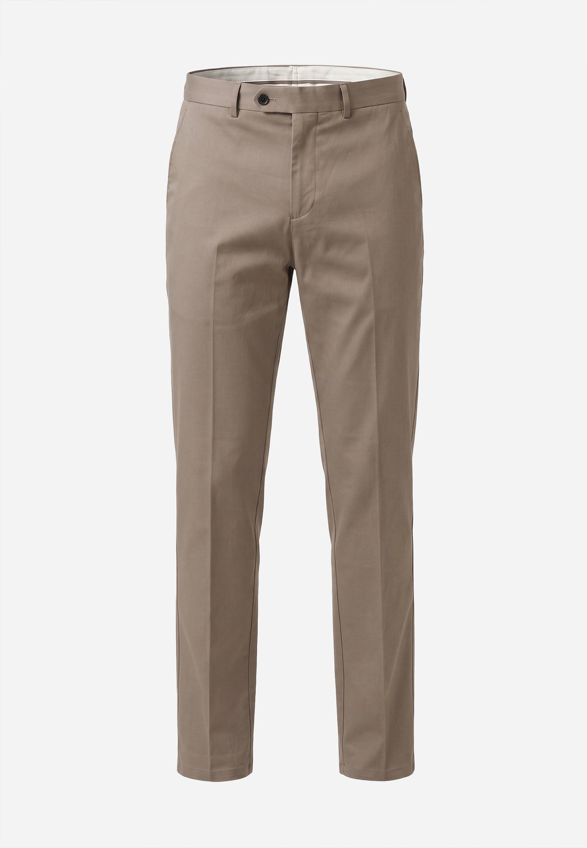 Pantalón Beige de Corte Sartorial P.