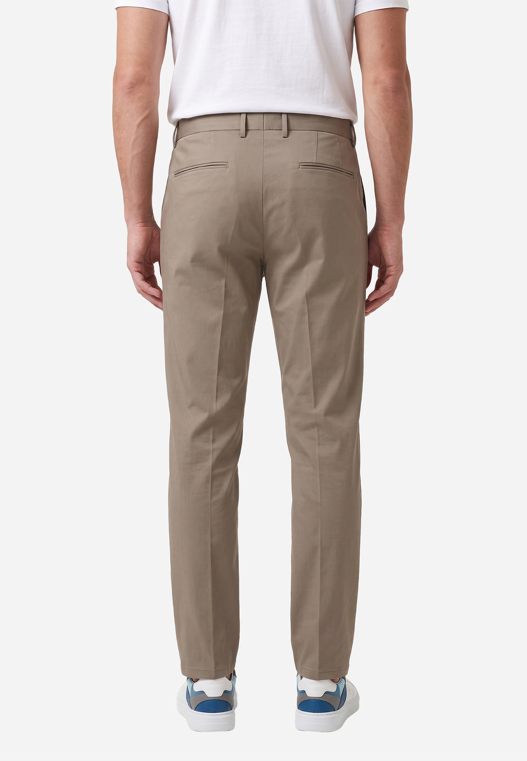 Pantalón Beige de Corte Sartorial P.