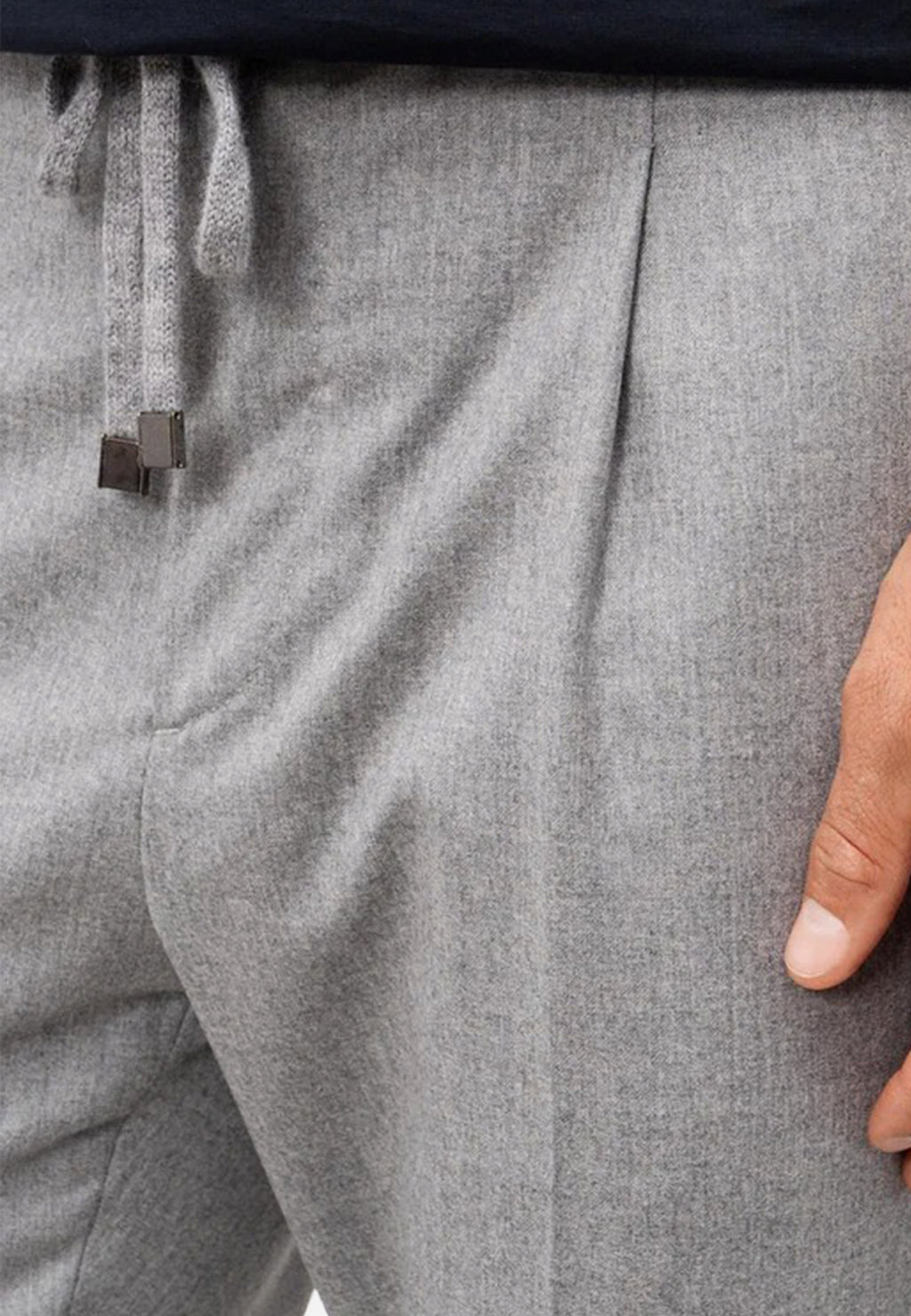 Pantalón con Cordón Ajustable Gris P.