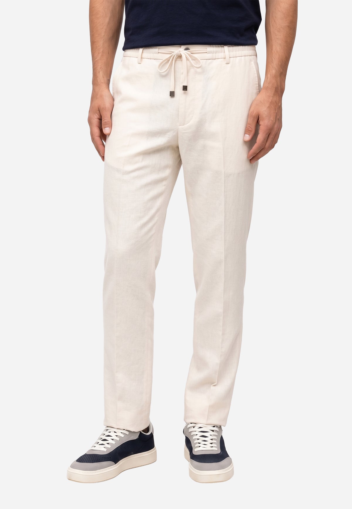 Pantalón con Cordón Ajustable  Blanco Óptico P.