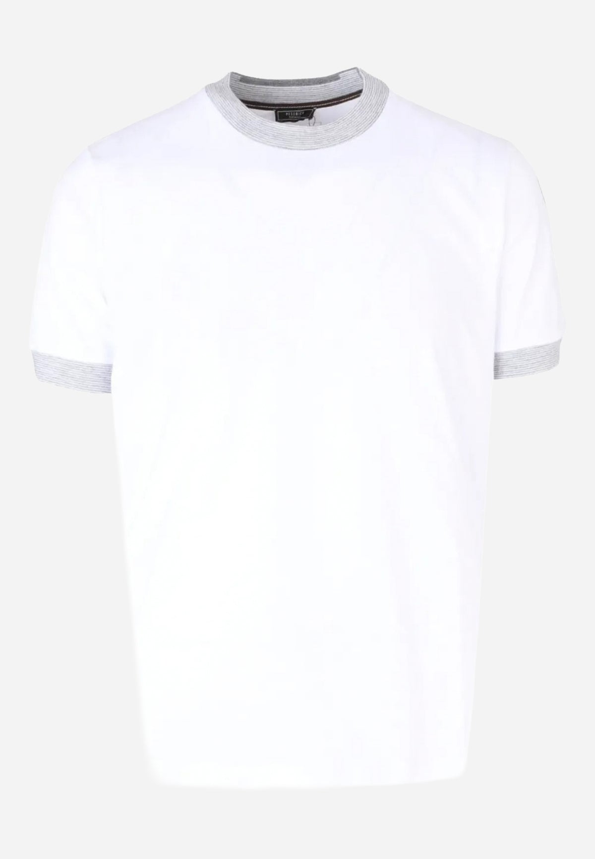Camiseta T-Shirt Ringer Blanco P.