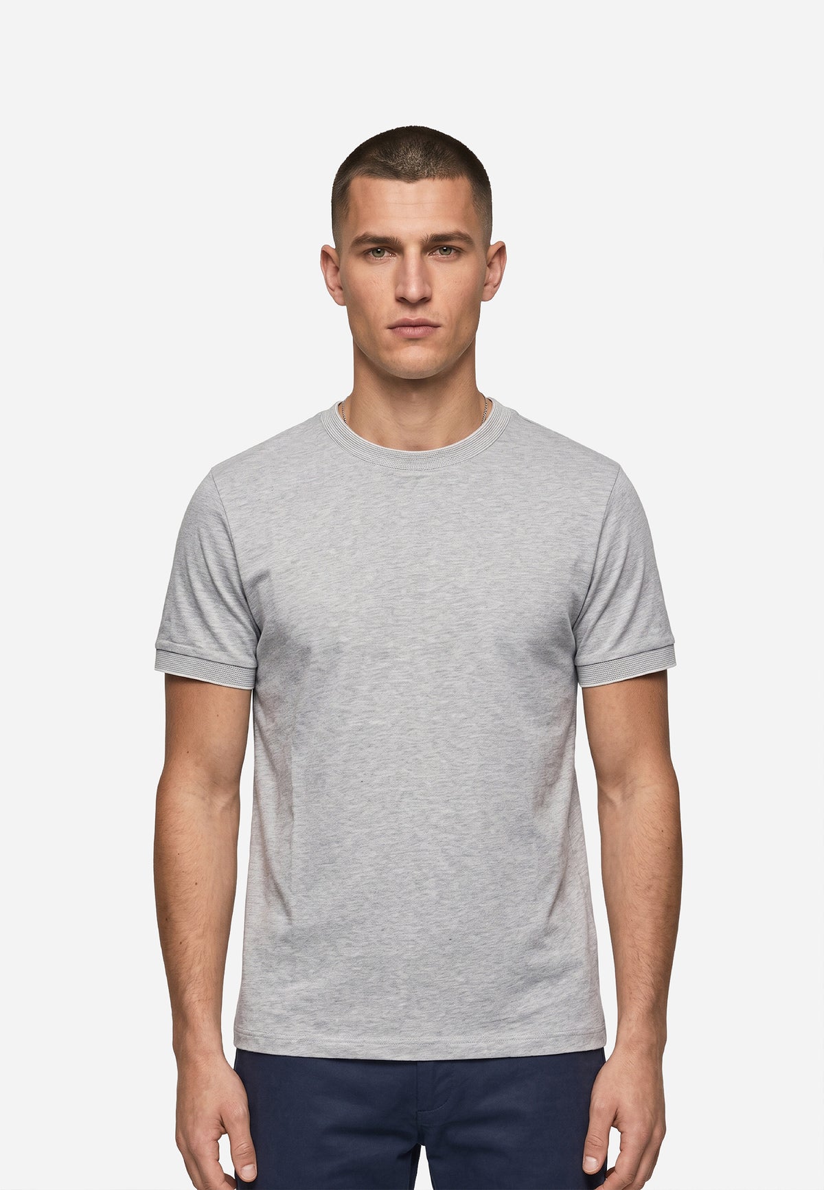 Camiseta T-Shirt Ringer Gris P.