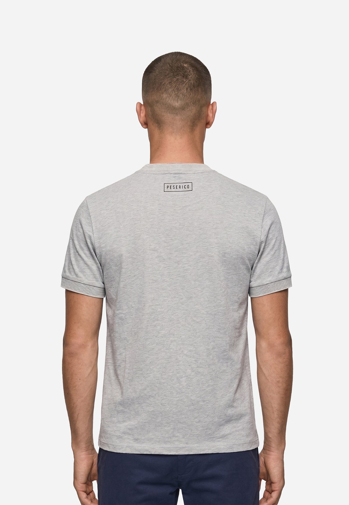 Camiseta T-Shirt Ringer Gris P.