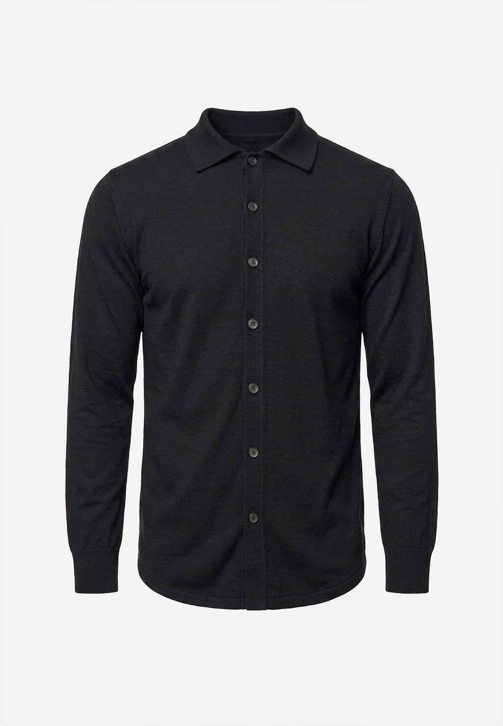 Sweater Negro con Botones P.