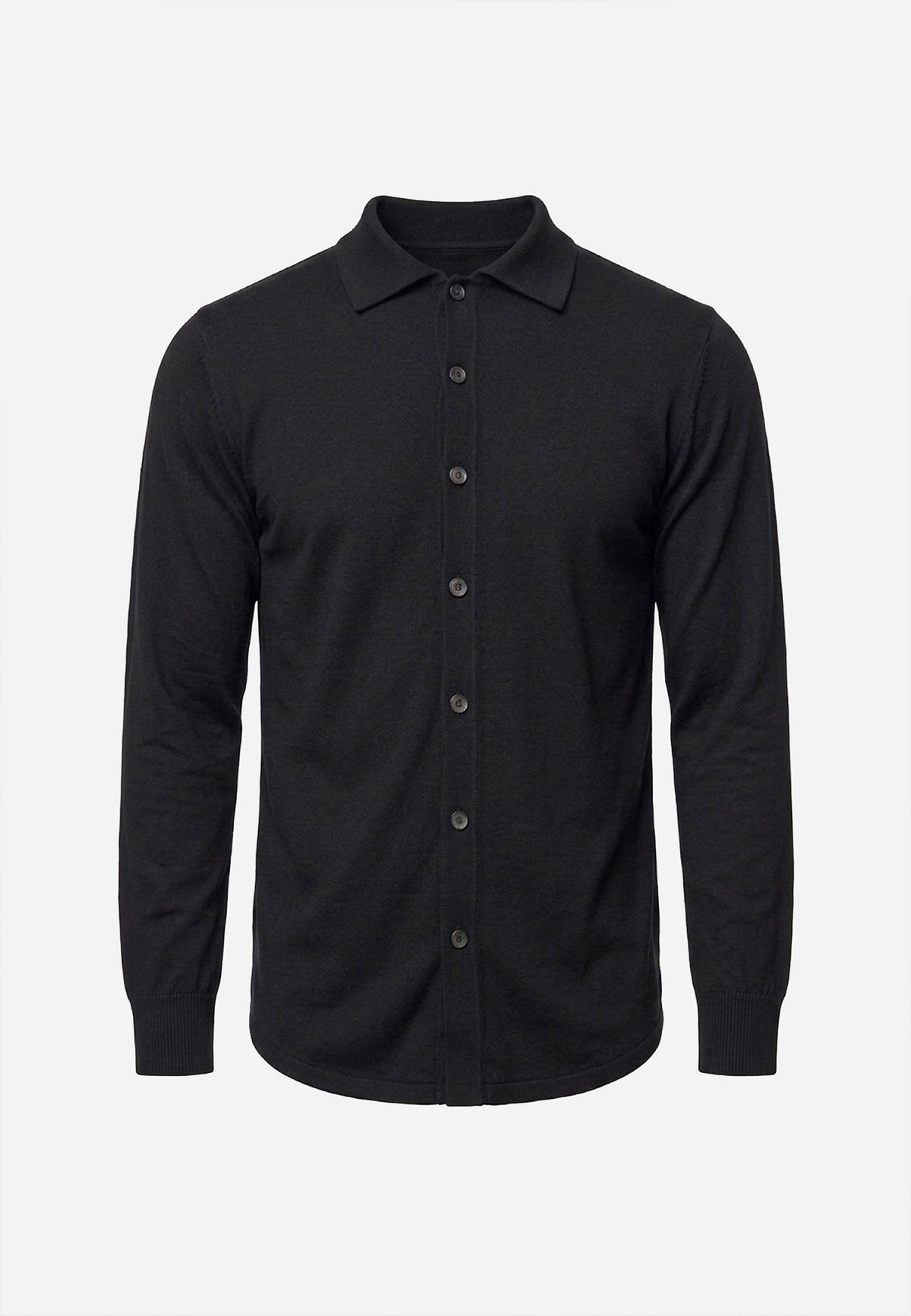 Sweater Negro con Botones P.