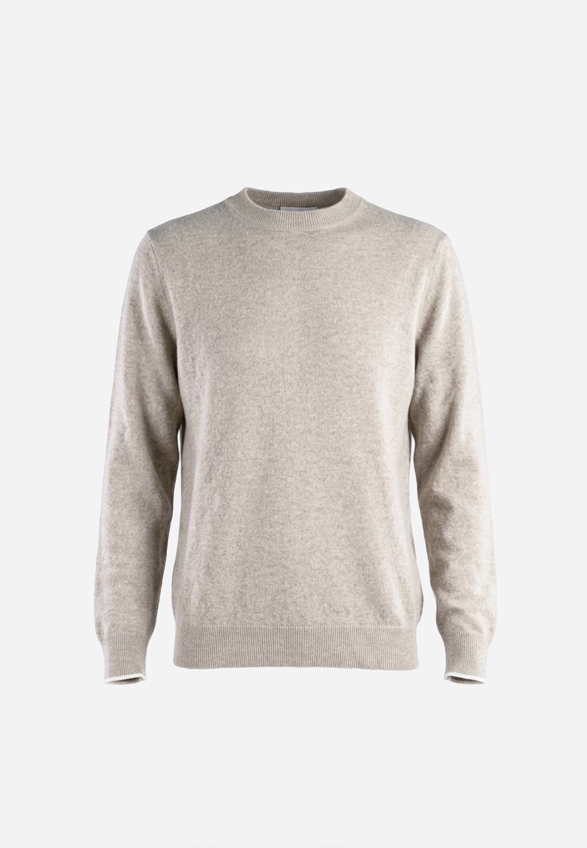 Sweater Punto Beige Jaspeado P.