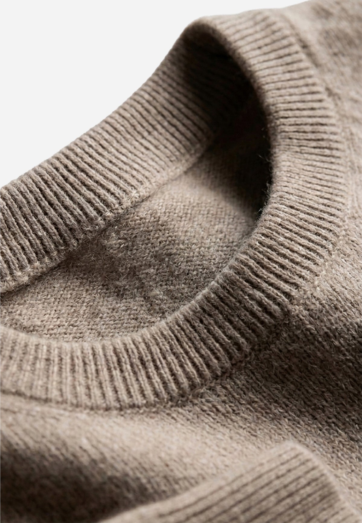 Sweater Punto Beige Jaspeado P.
