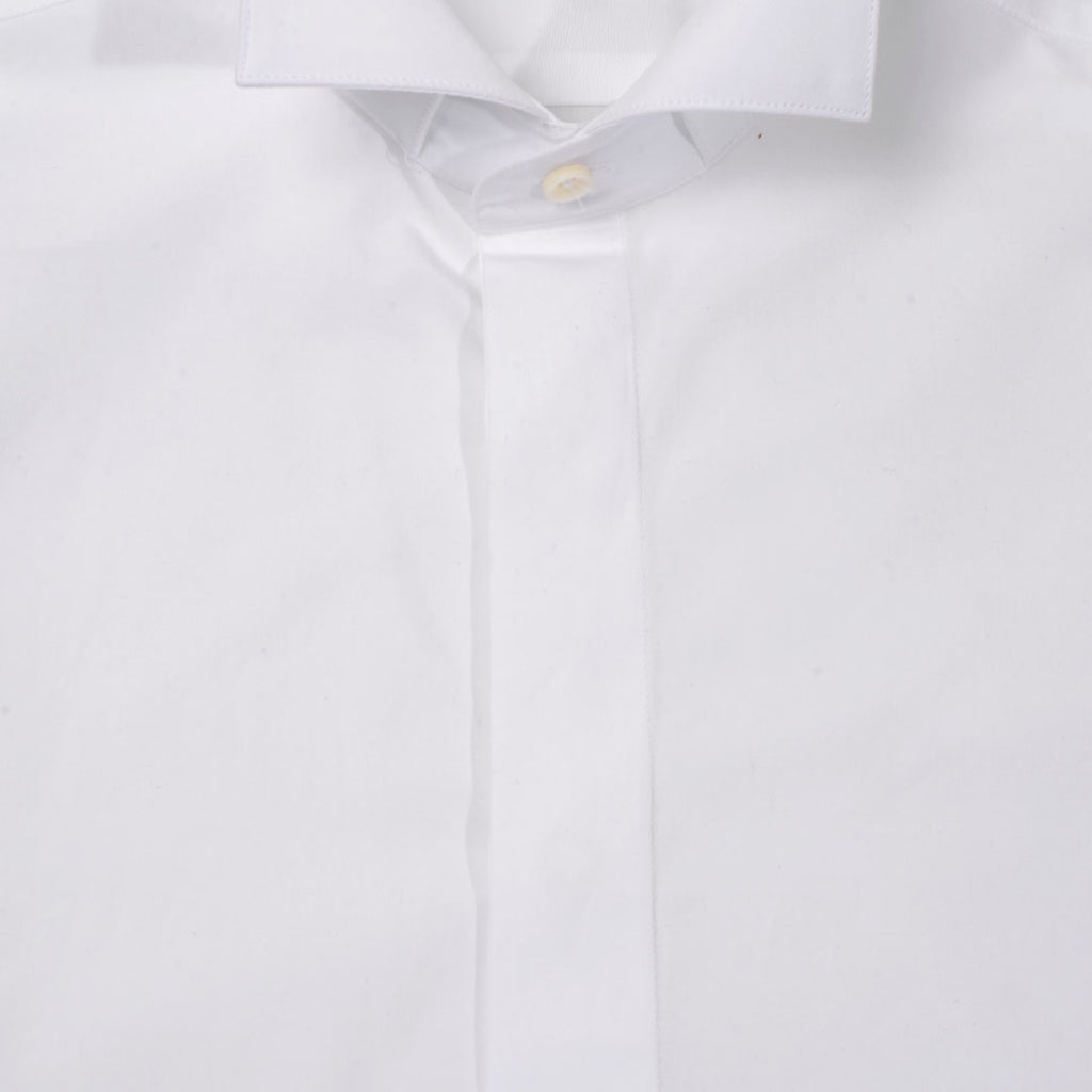 CAMISA EDDY MONETTI BLANCO ALGODON SMOKING (AU1-023 DIPLOMATICO)