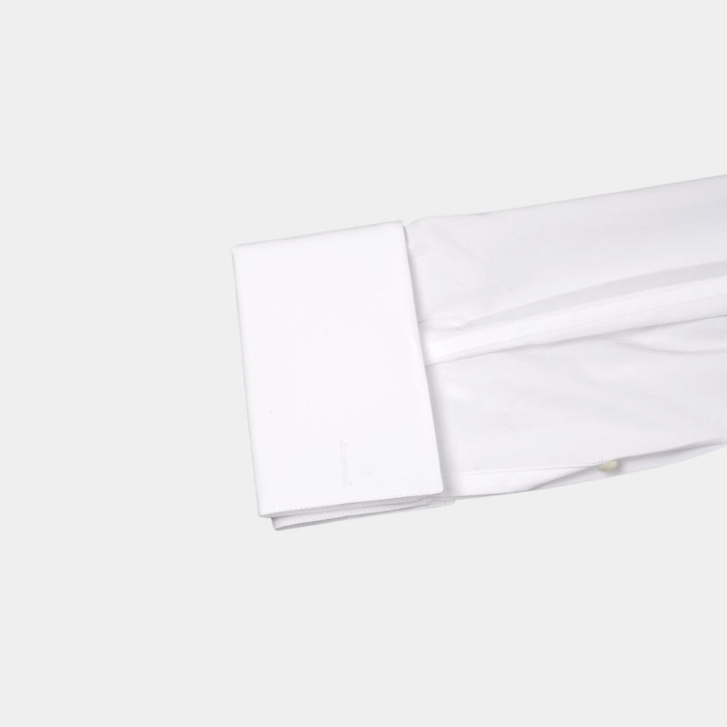 CAMISA EDDY MONETTI BLANCO ALGODON SMOKING (AU1-023 DIPLOMATICO)