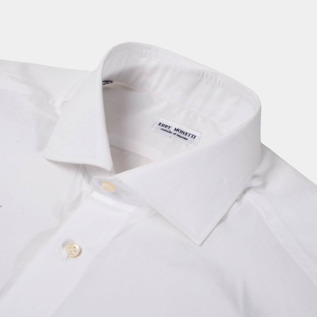 Camisa Blanca Formal "Cuello Abierto E.D.