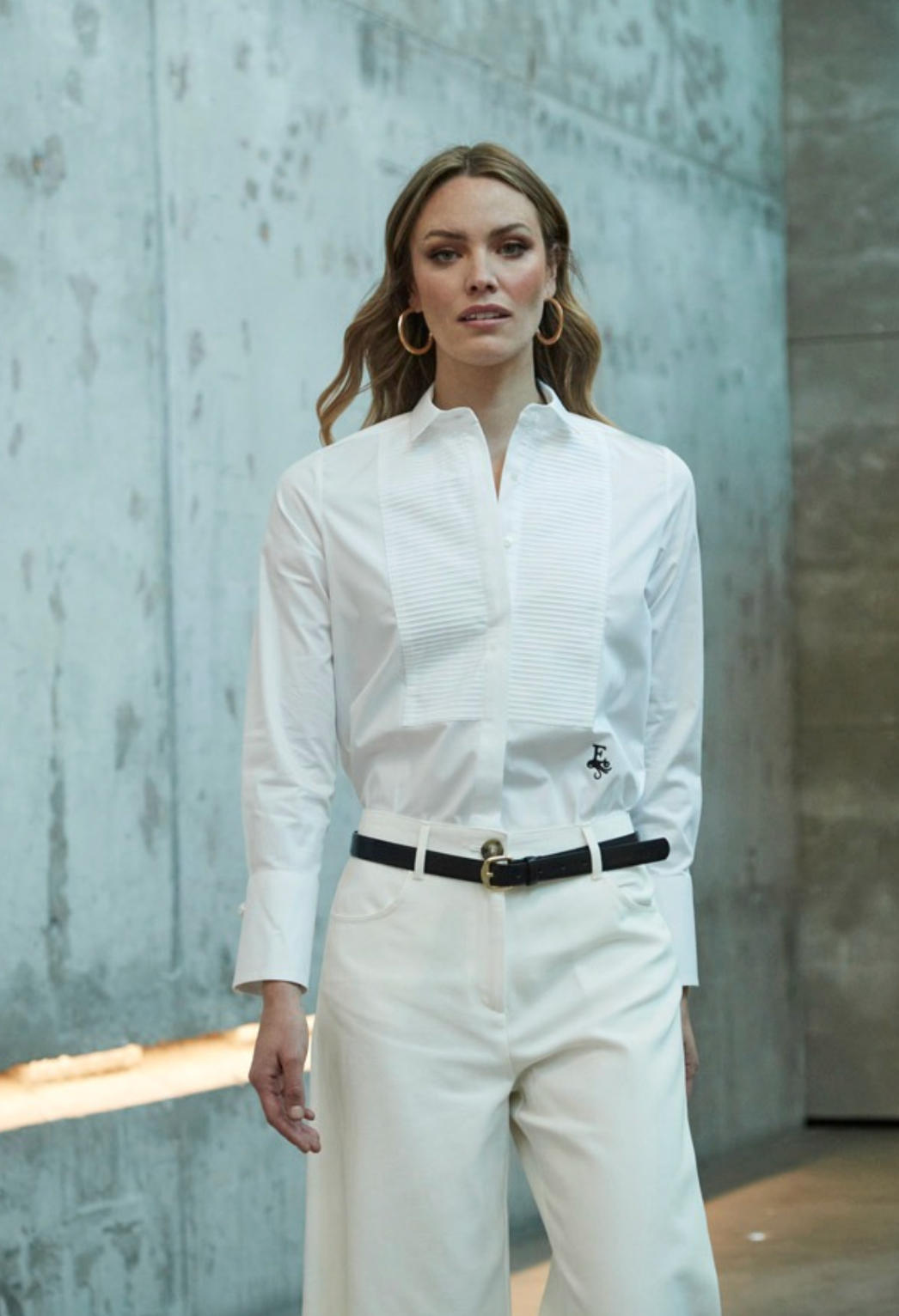 Camisa Dama Blanca T.E.