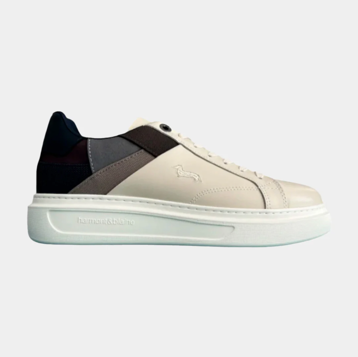 TENIS H&B SHOES BEIGE MULTICOLOR CUERO (EFM2420026470)
