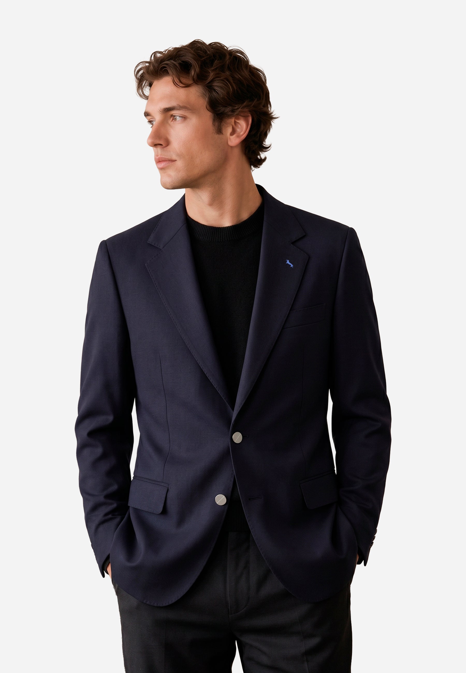 Blazer Azul Marino Hombre H&B.