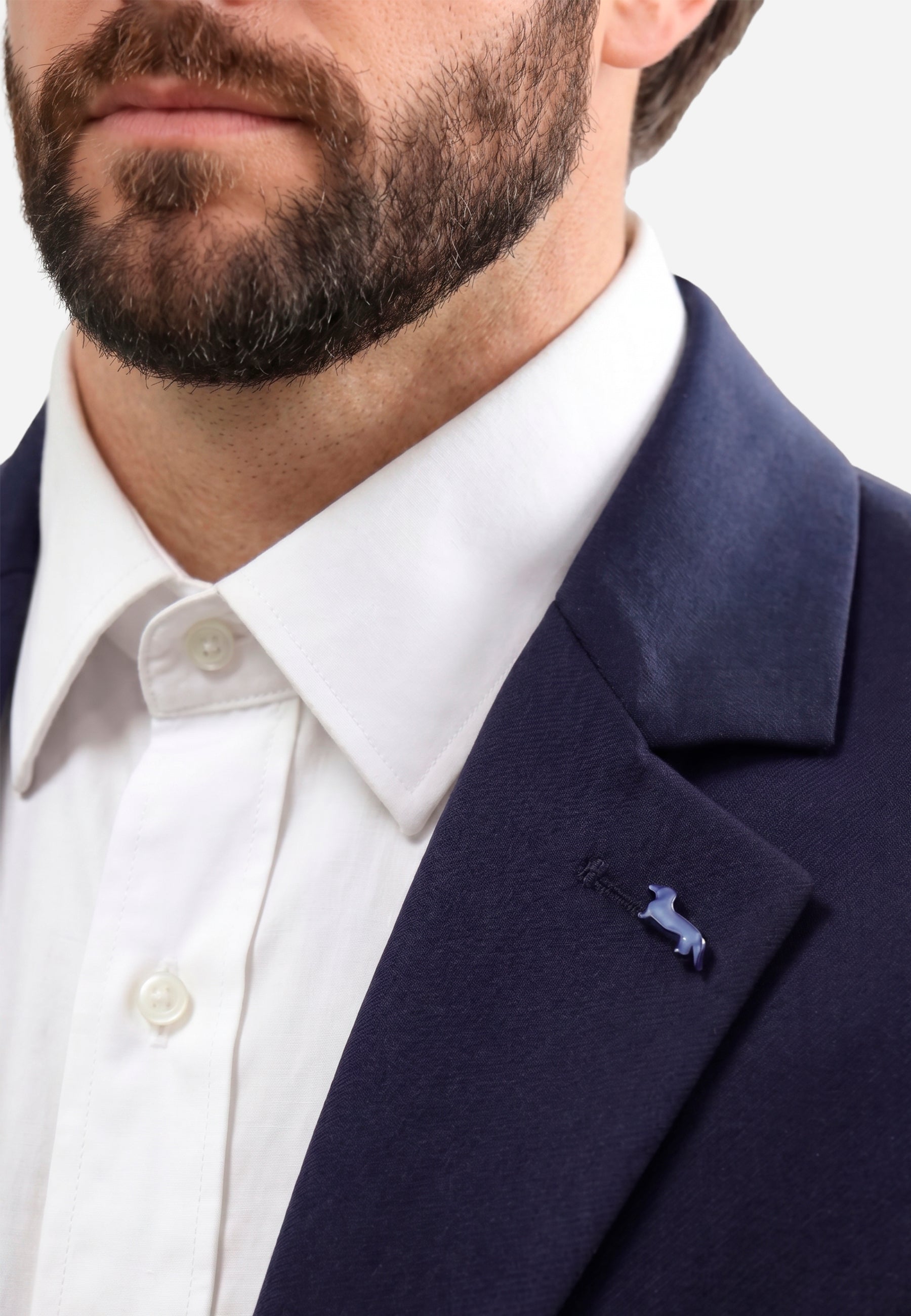 Saco Azul Marino Hombre H&B.