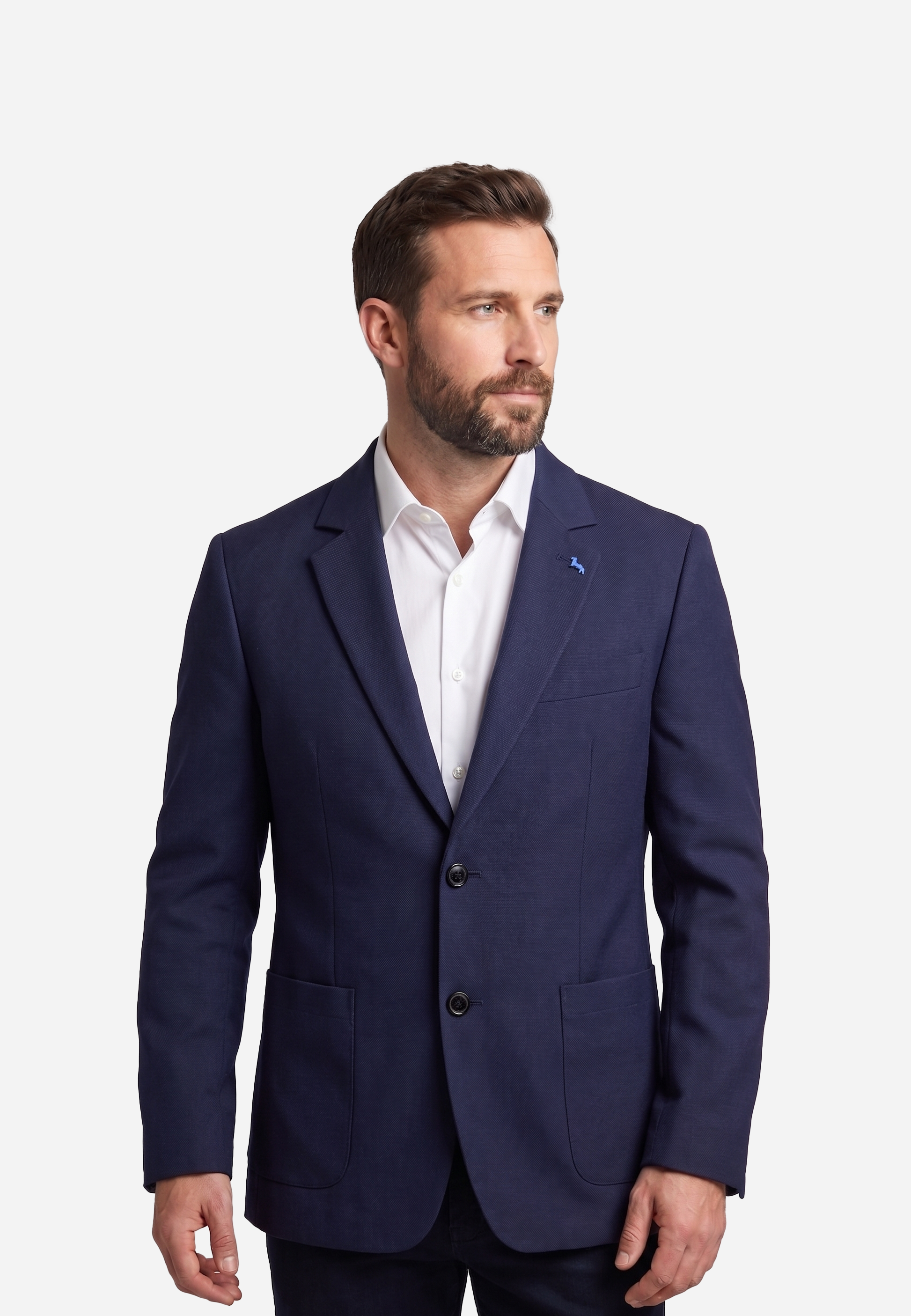 Saco Azul Marino Hombre H&B.