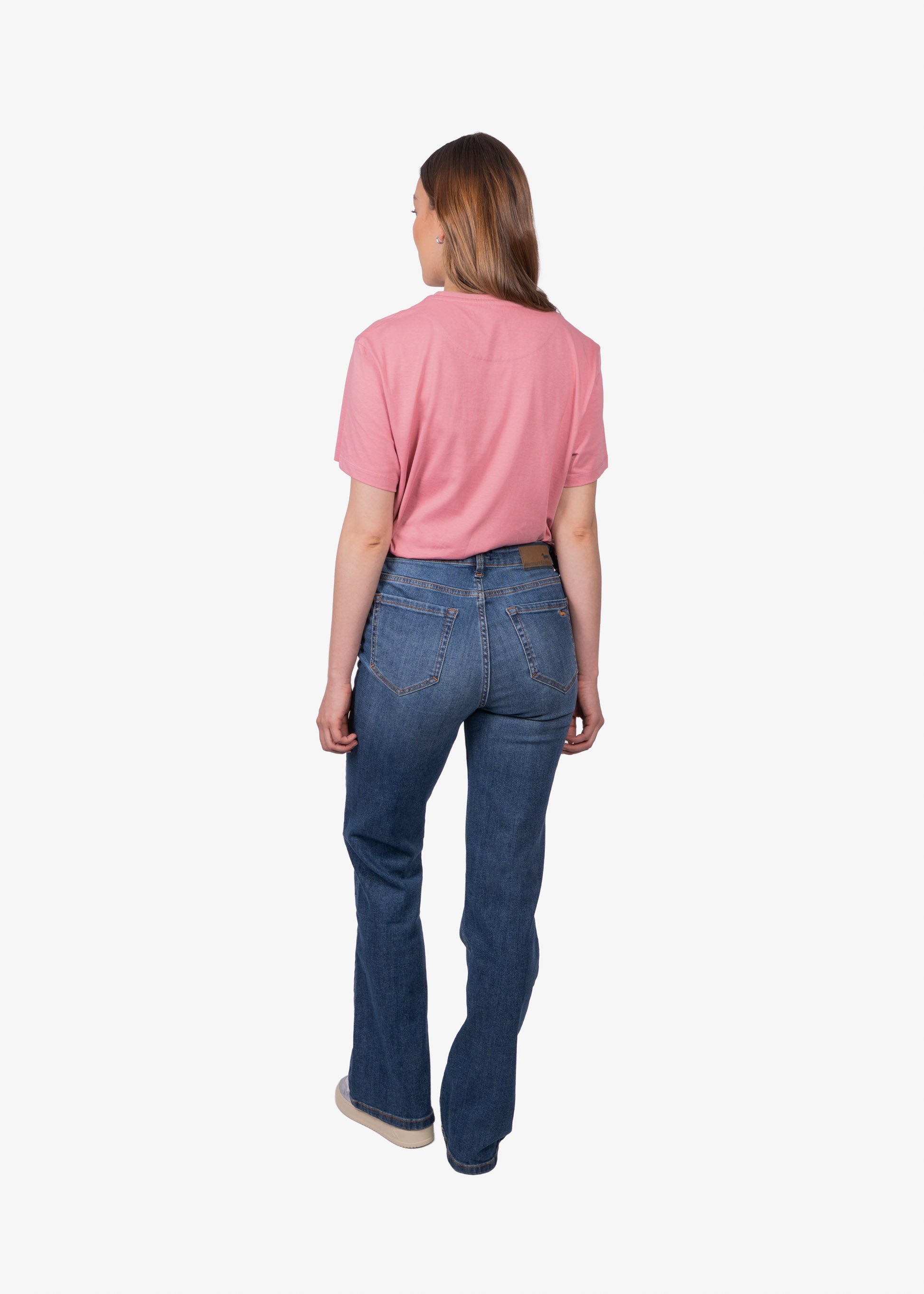 Jeans Dama Azul Alg + Elas H&B