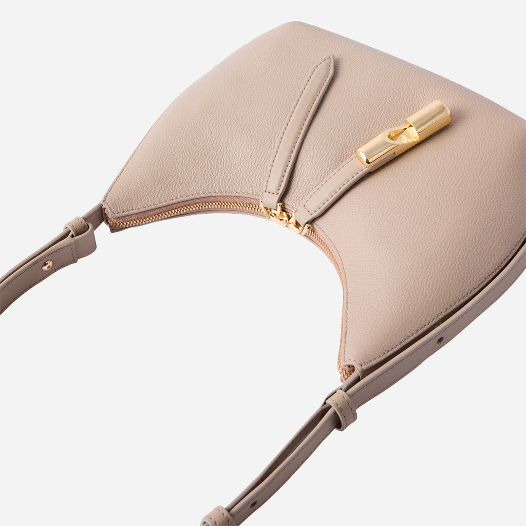 Bolso Goccia Lino – Beige F.