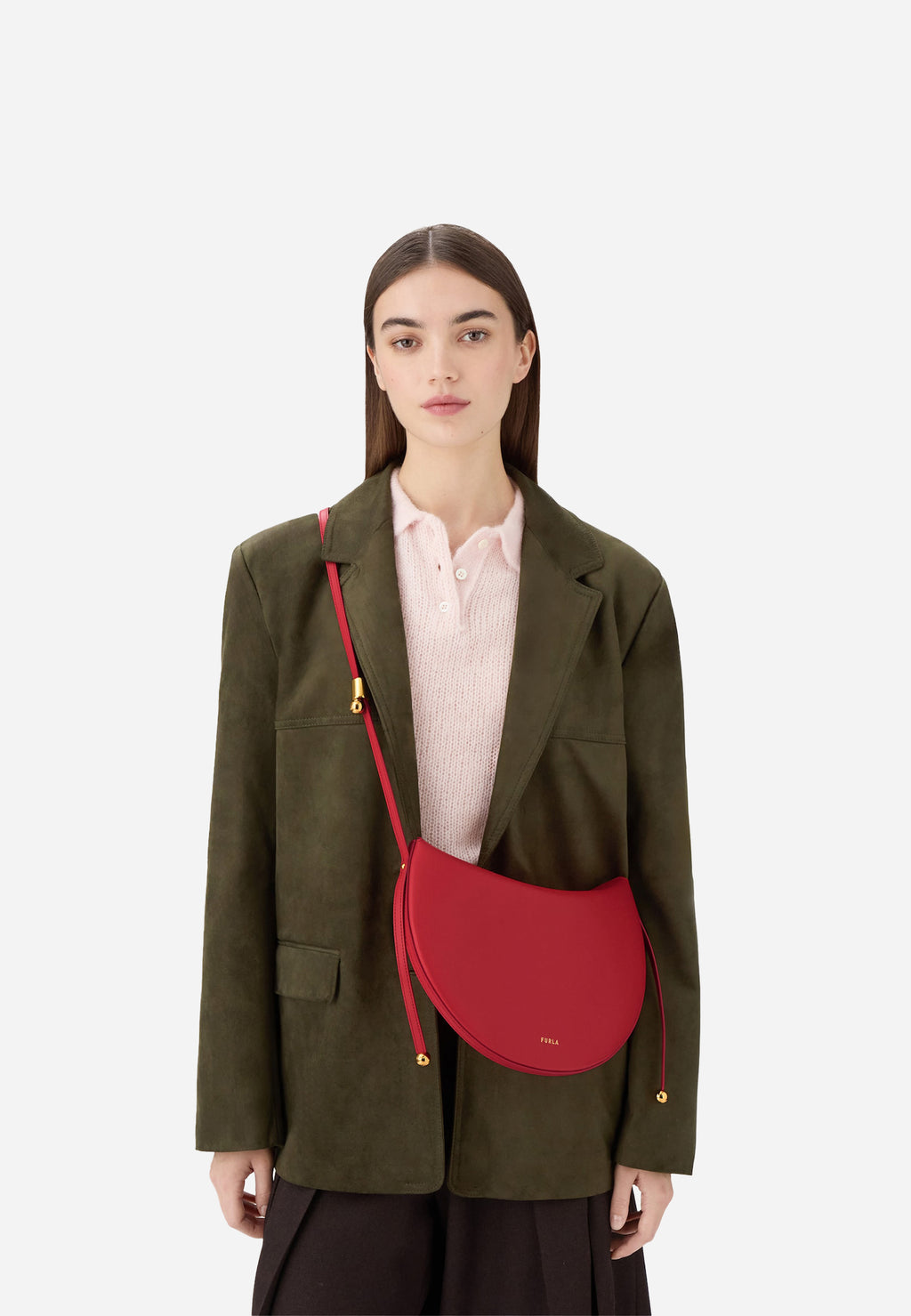 Bolso Moonstone Dama Rojo Furla.